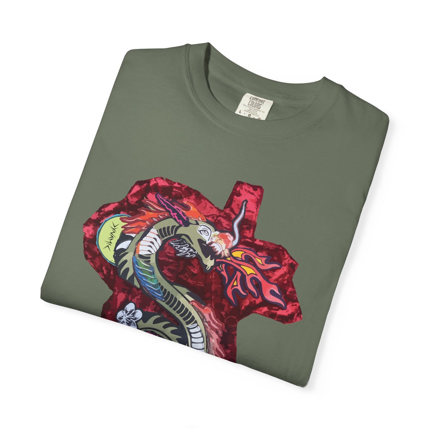 "Crimson Coil" Graphic T-Shirt