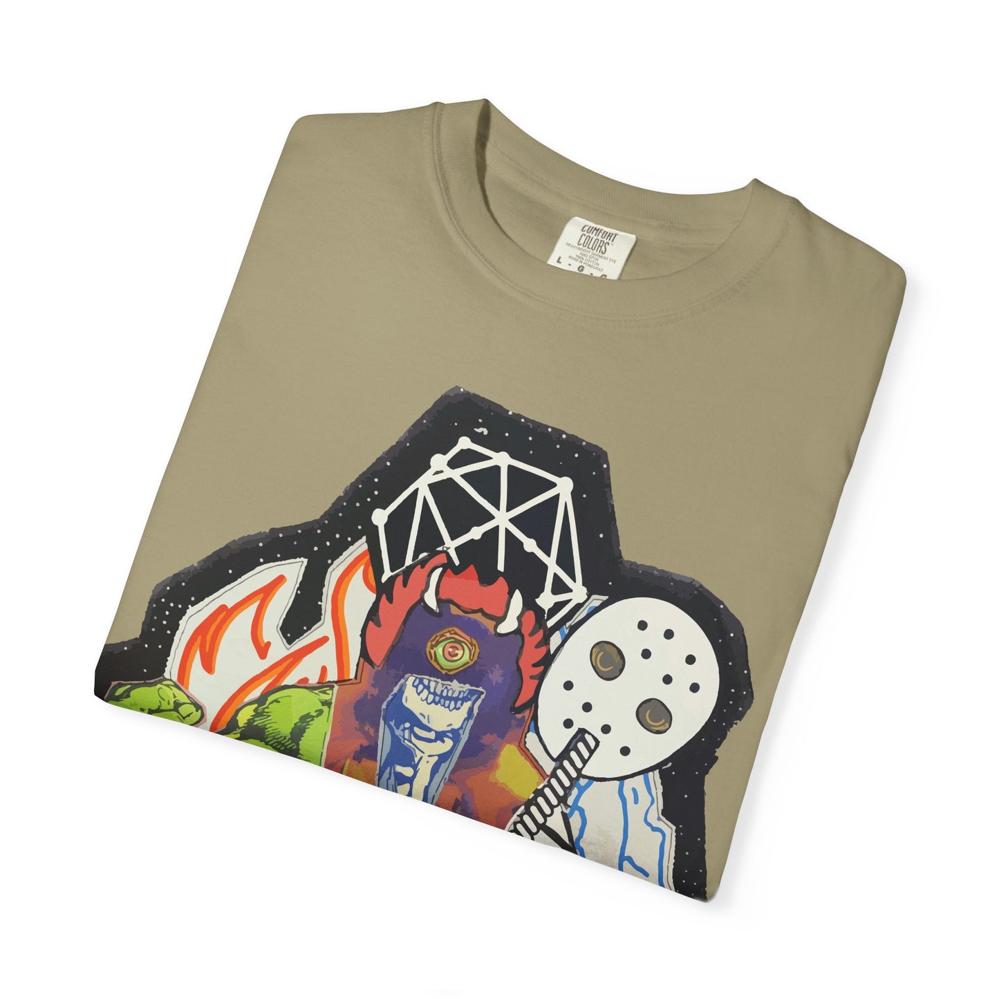 "Masked Stranger" Graphic T-Shirt