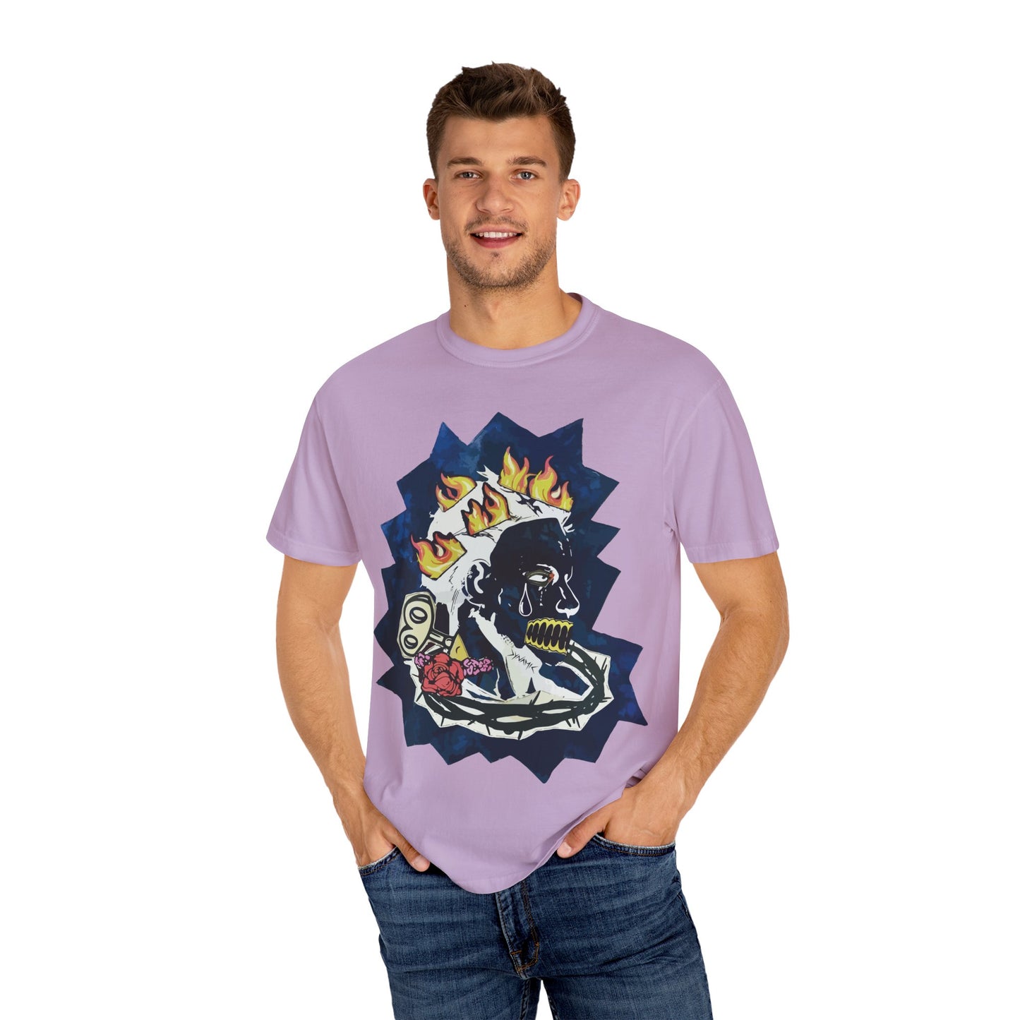 "Fiery Rose" Graphic T-Shirt