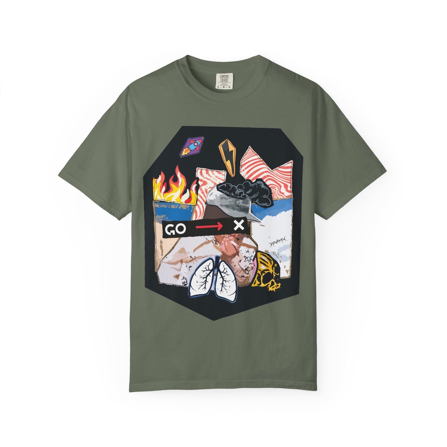"GO—>X" Graphic T-Shirt