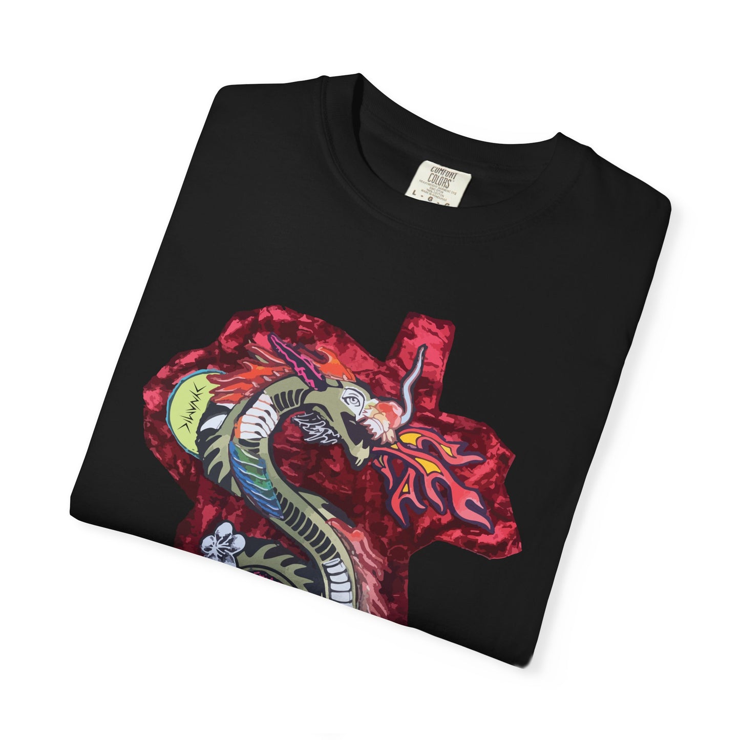 "Crimson Coil" Graphic T-Shirt