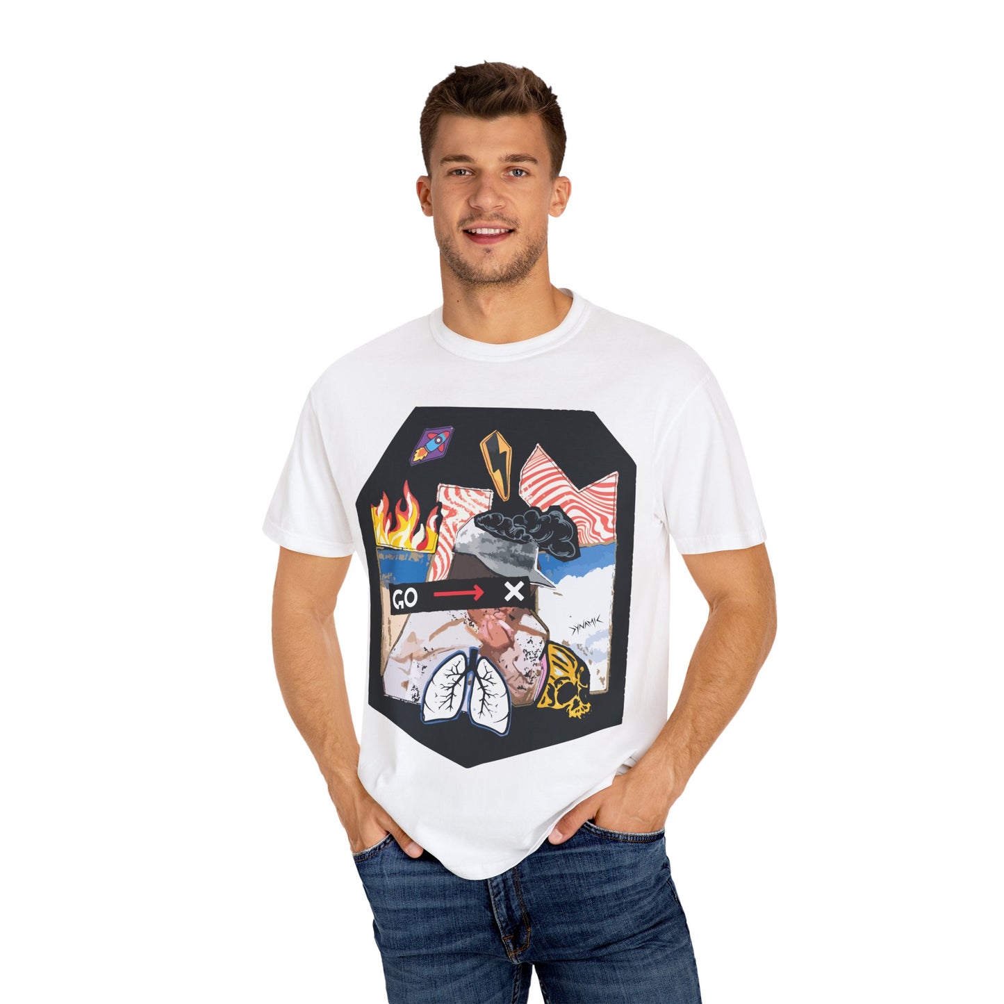 "GO—>X" Graphic T-Shirt