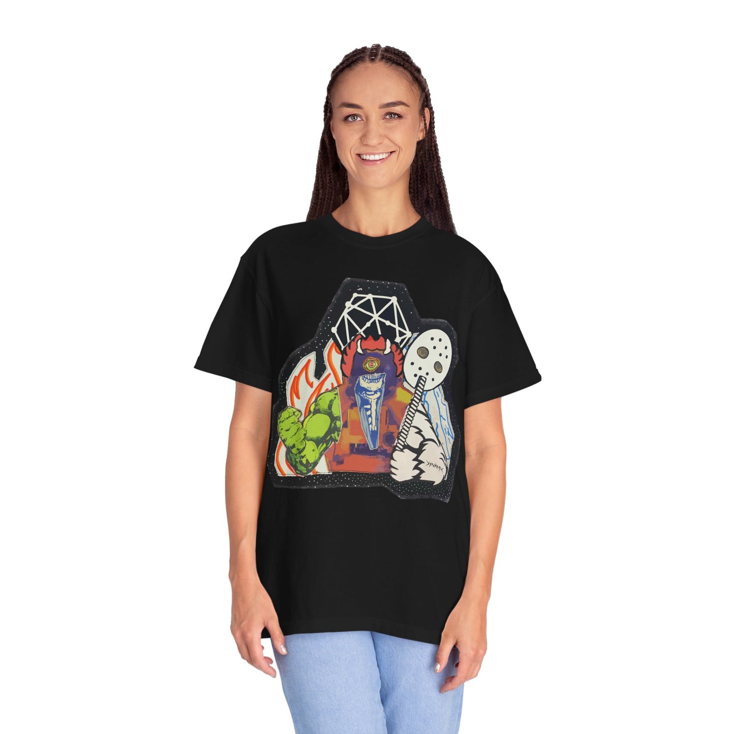 "Masked Stranger" Graphic T-Shirt