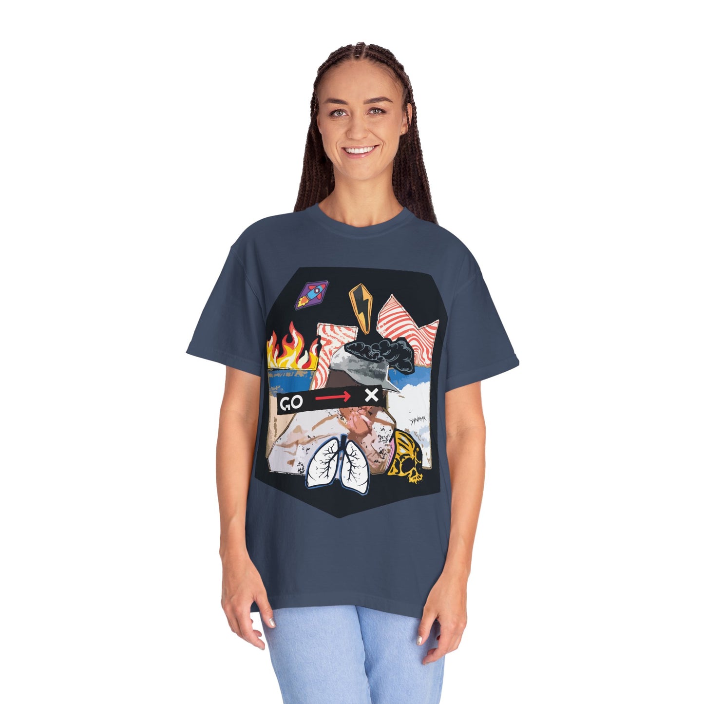 "GO—>X" Graphic T-Shirt