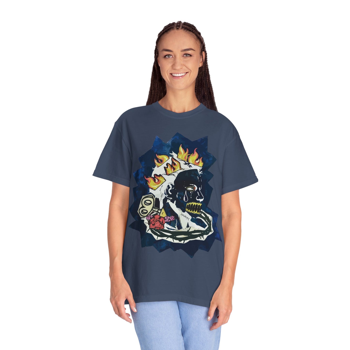 "Fiery Rose" Graphic T-Shirt