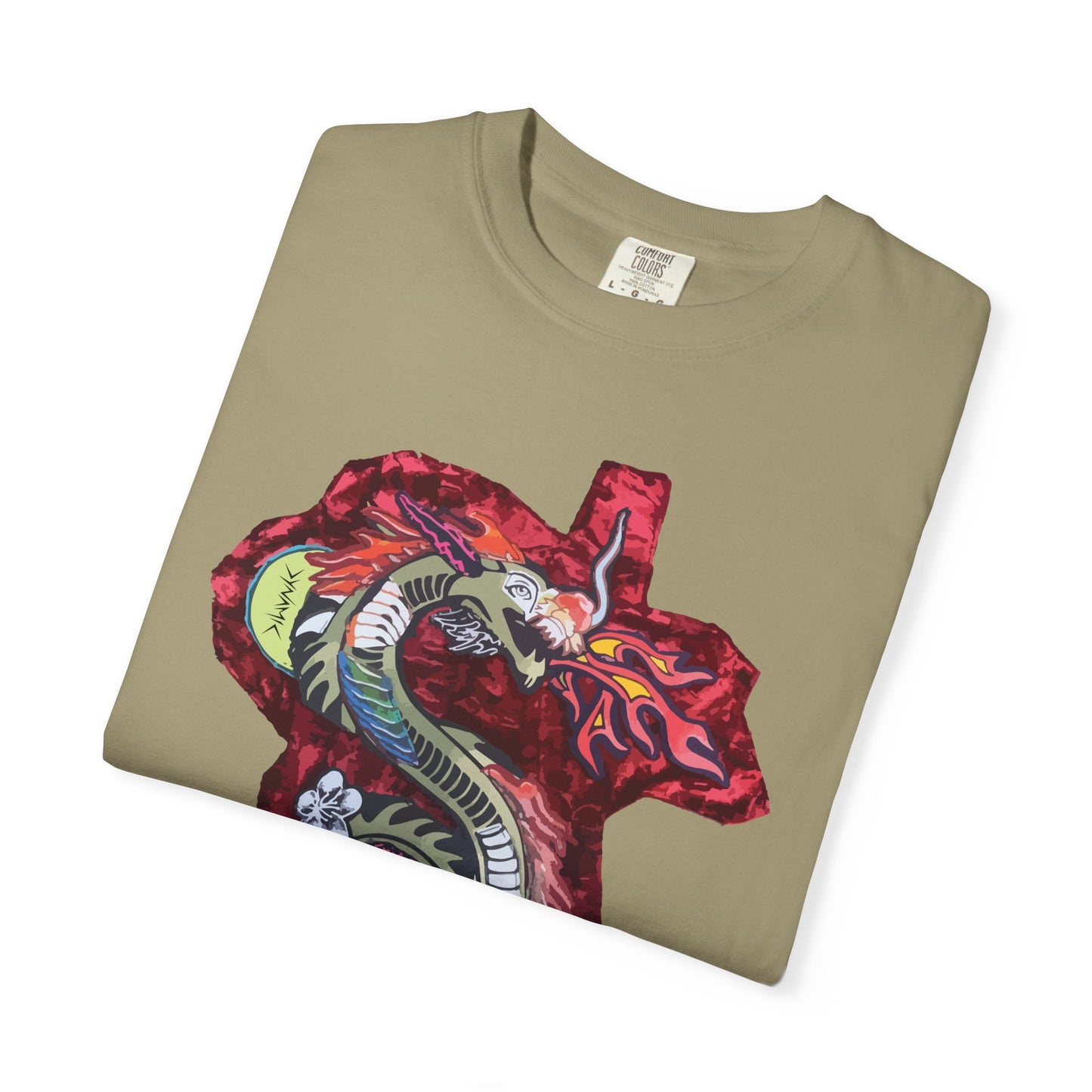 "Crimson Coil" Graphic T-Shirt