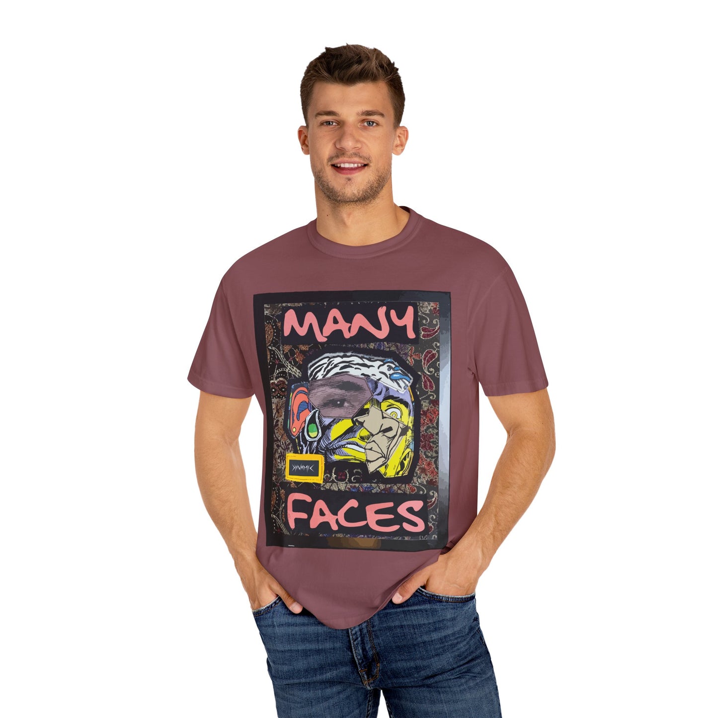 "Many Faces" Graphic T-Shirt