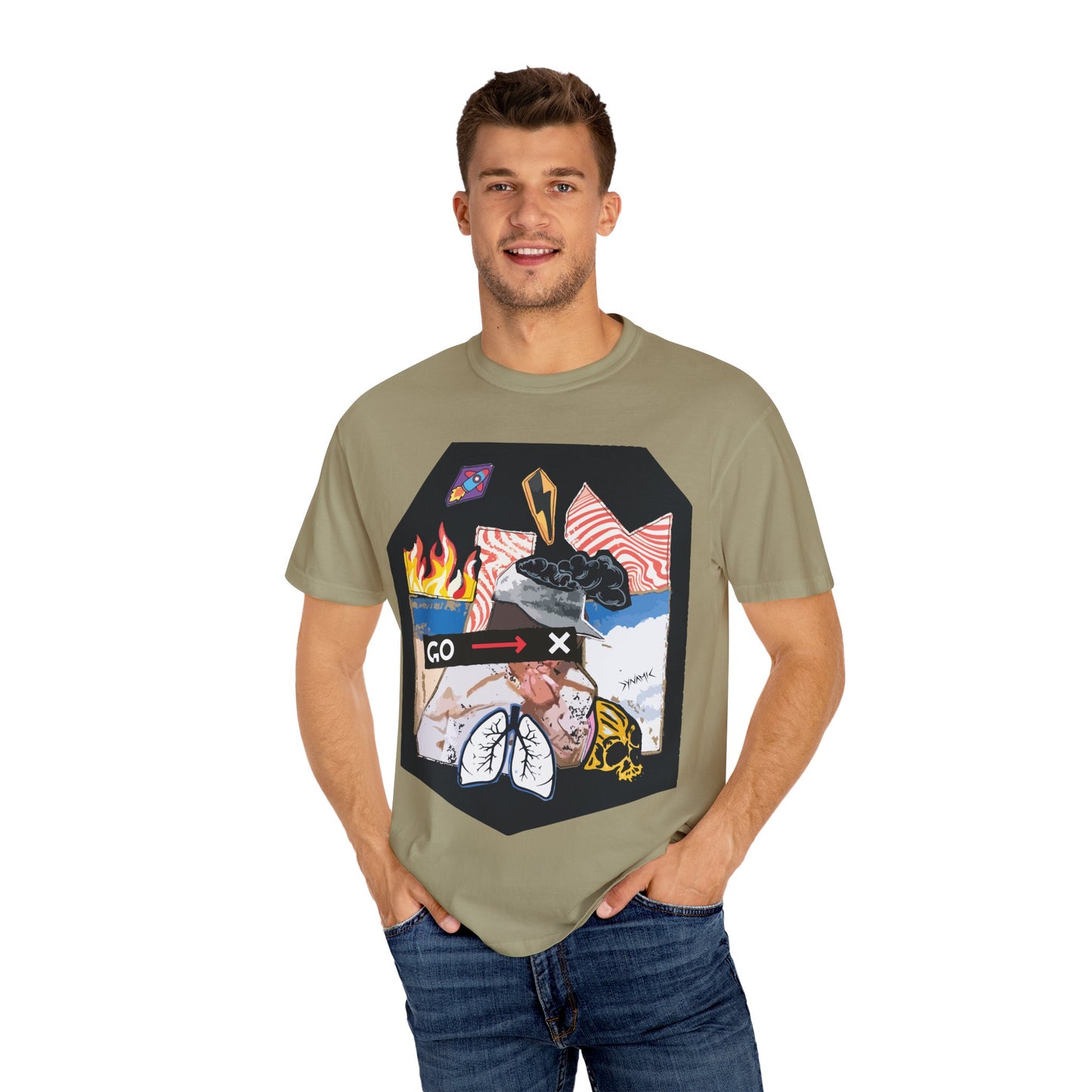 "GO—>X" Graphic T-Shirt