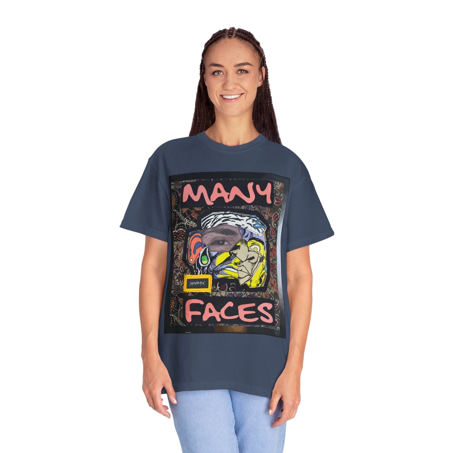 "Many Faces" Graphic T-Shirt
