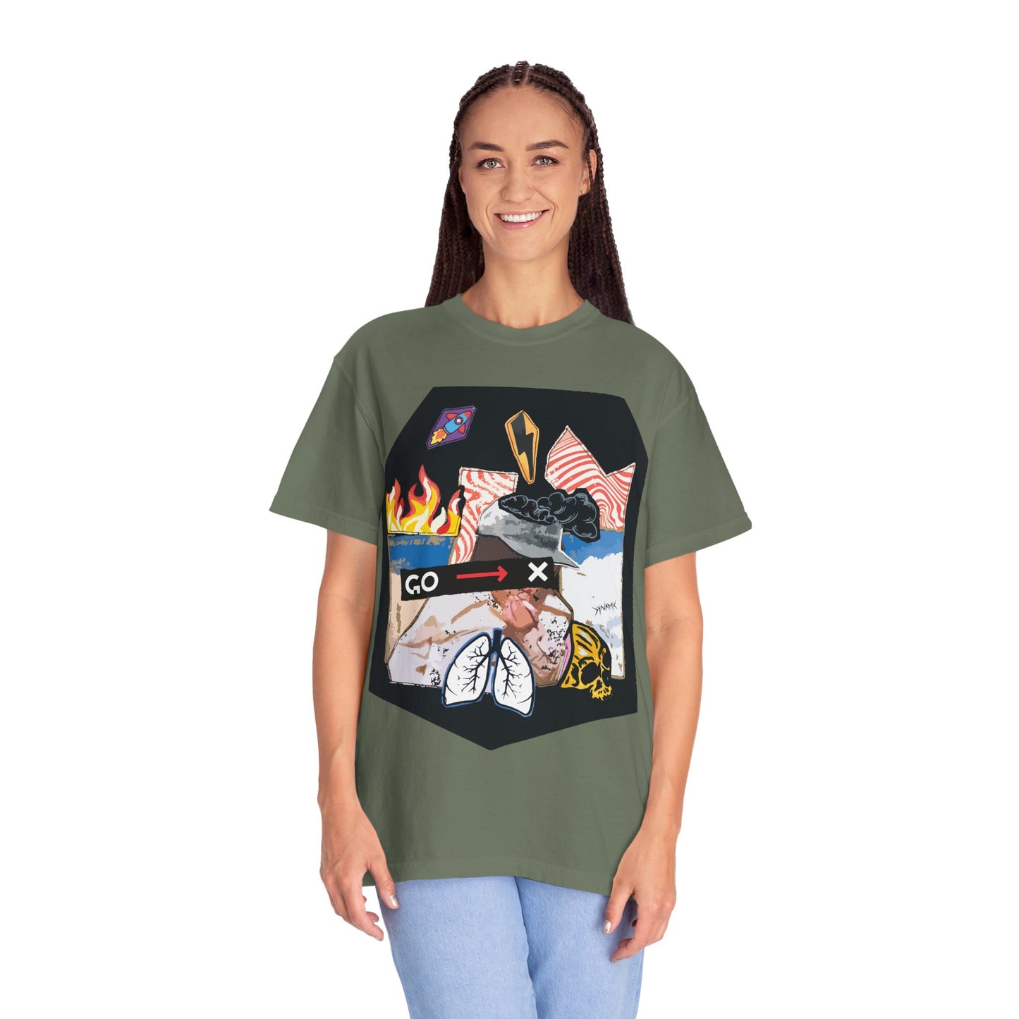 "GO—>X" Graphic T-Shirt