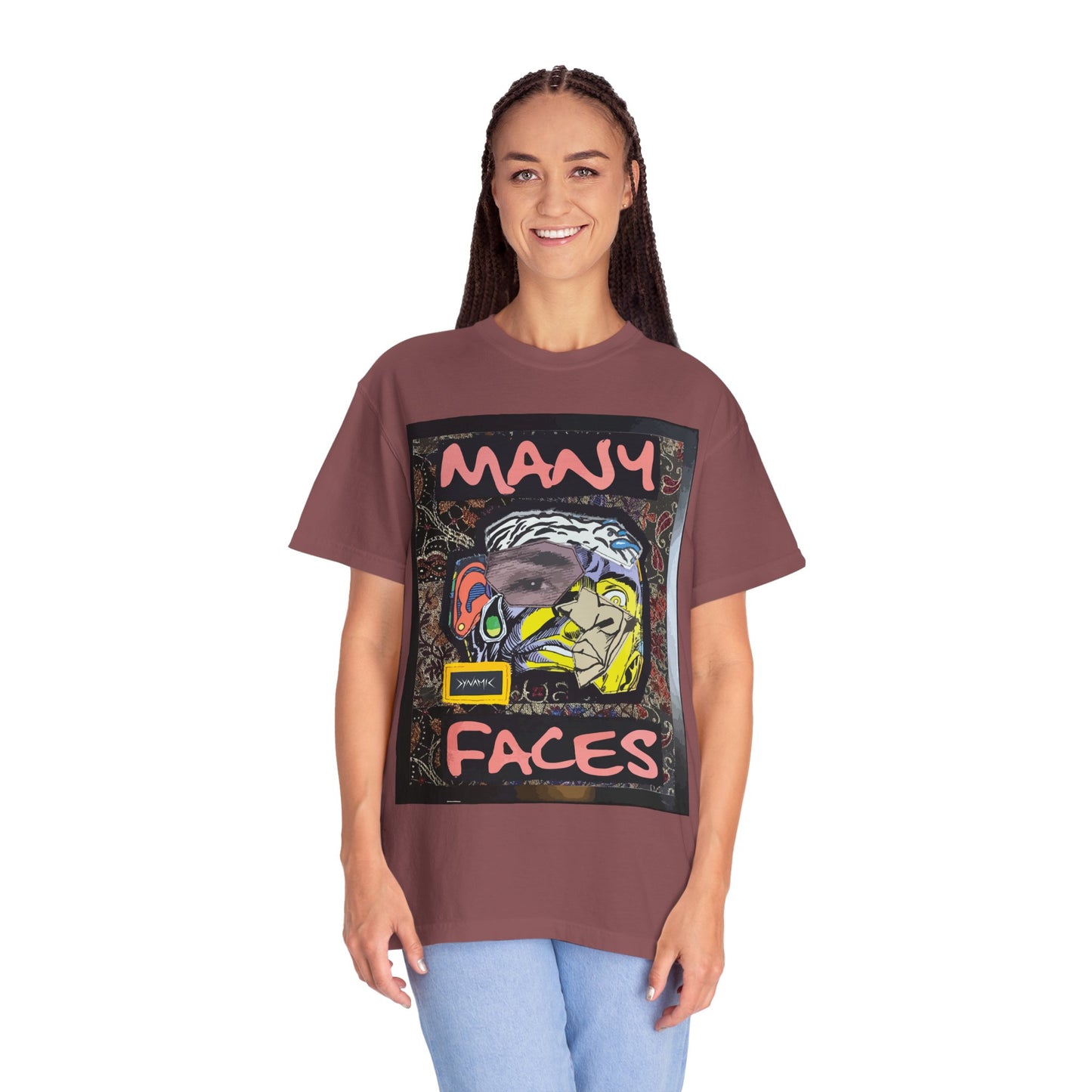 "Many Faces" Graphic T-Shirt