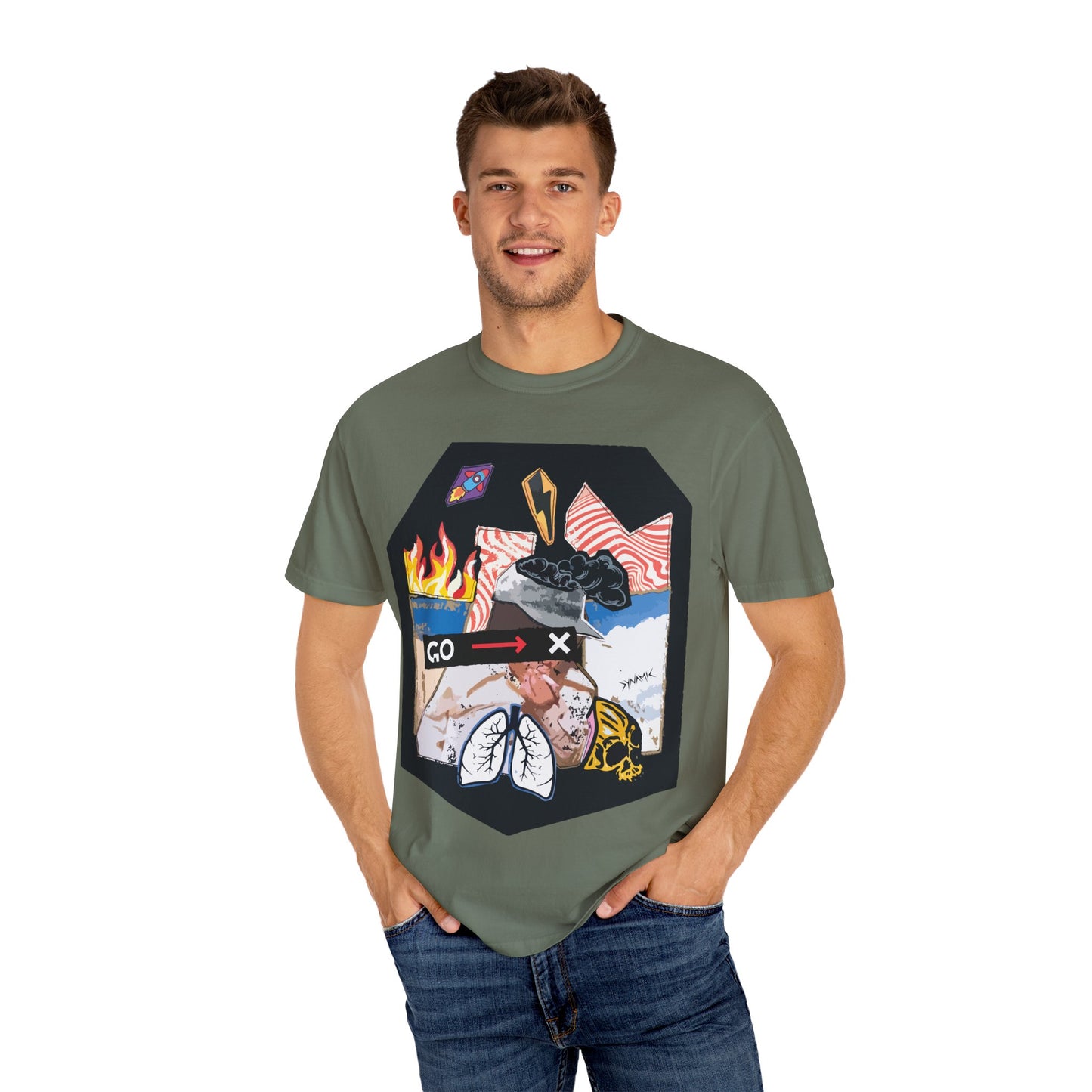 "GO—>X" Graphic T-Shirt