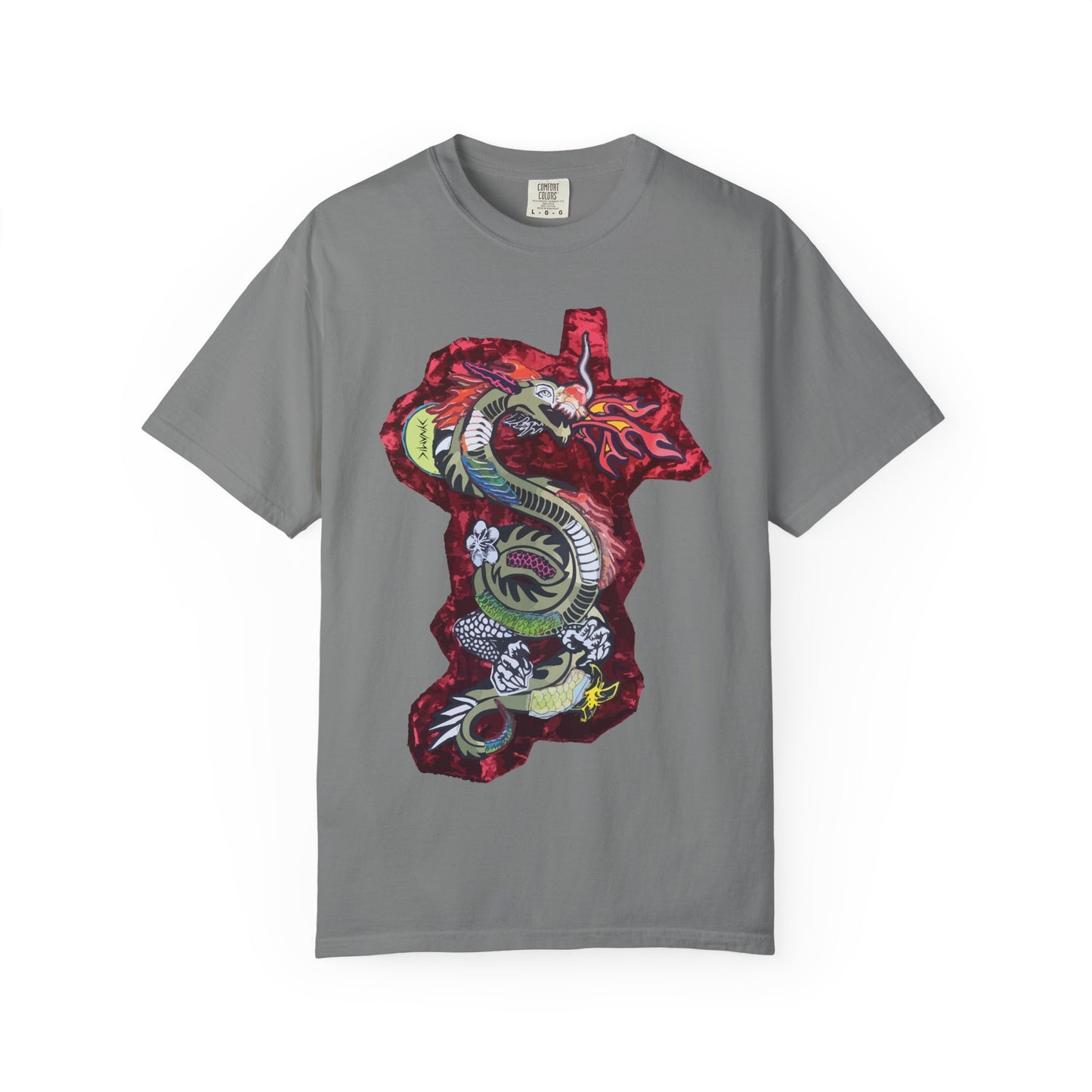 "Crimson Coil" Graphic T-Shirt