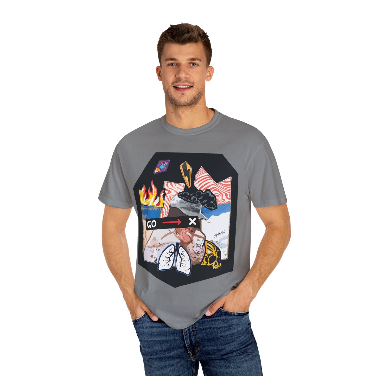 "GO—>X" Graphic T-Shirt