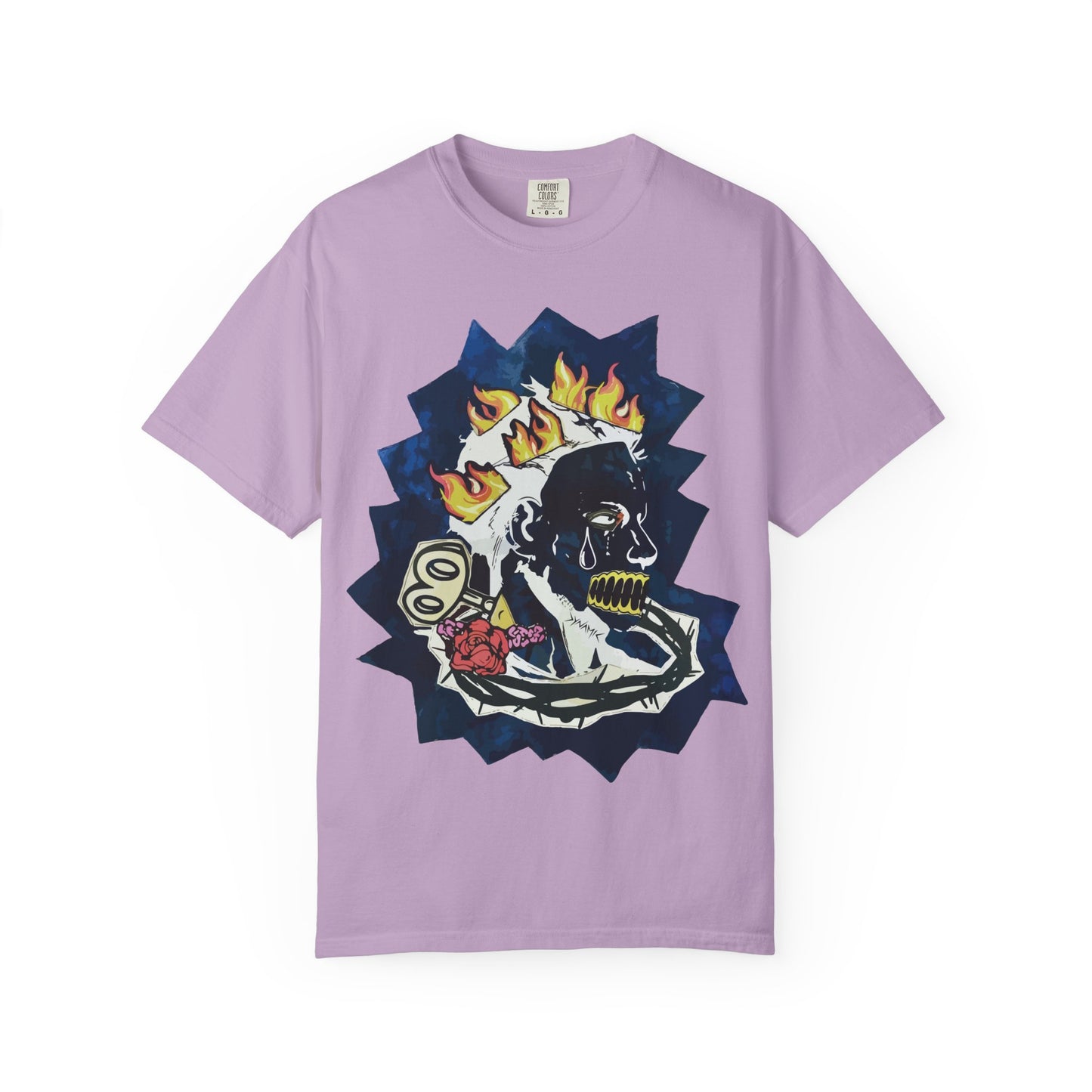 "Fiery Rose" Graphic T-Shirt