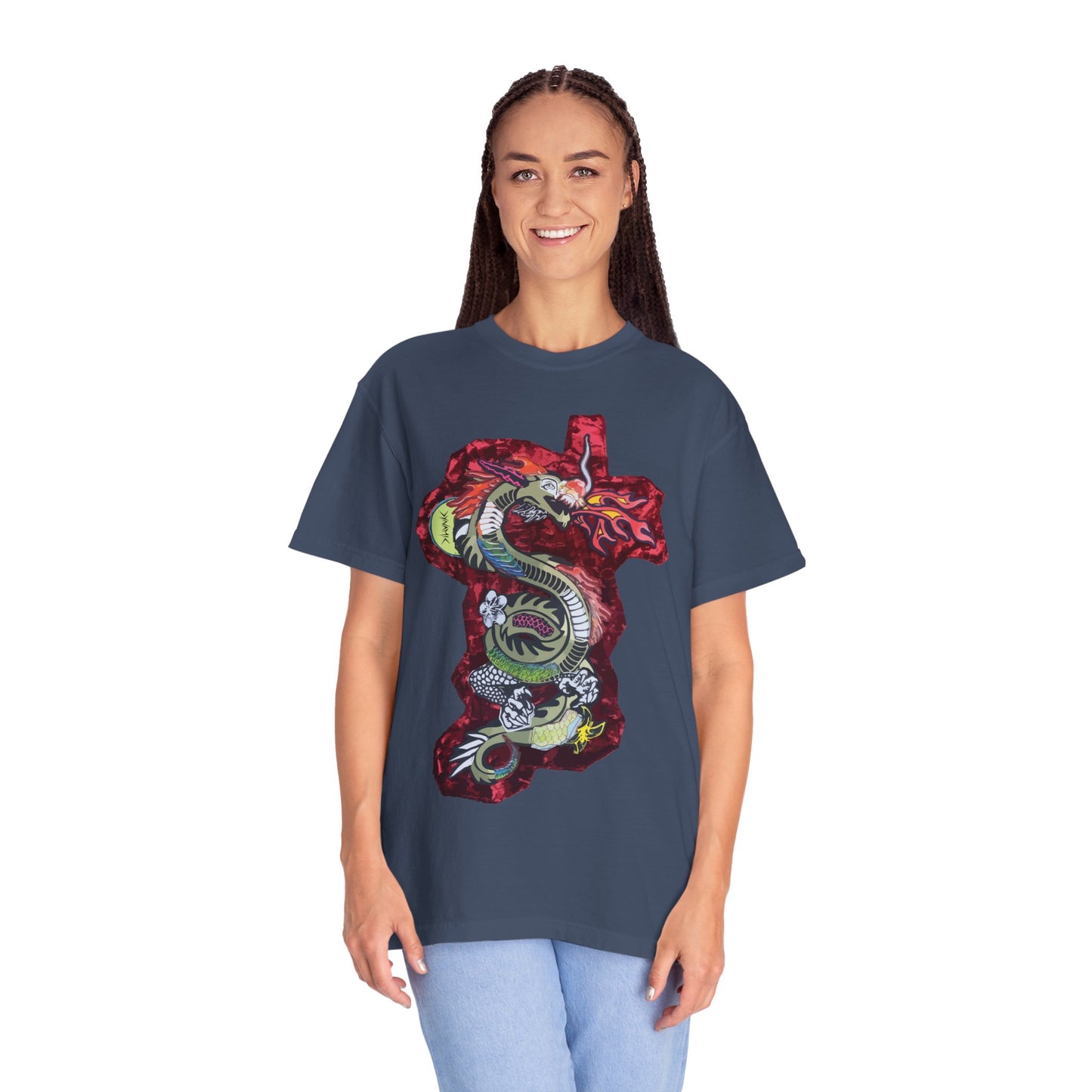 "Crimson Coil" Graphic T-Shirt