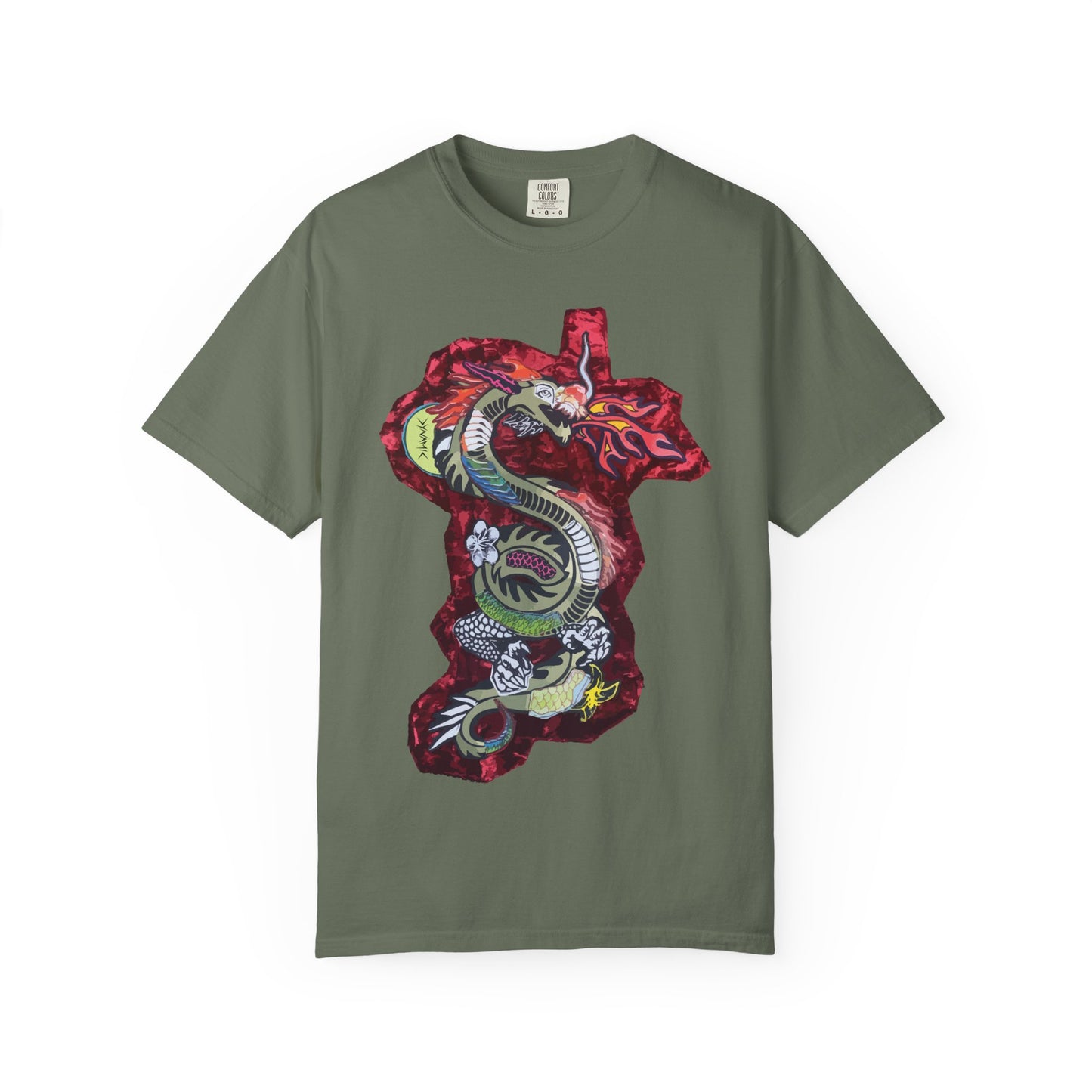 "Crimson Coil" Graphic T-Shirt