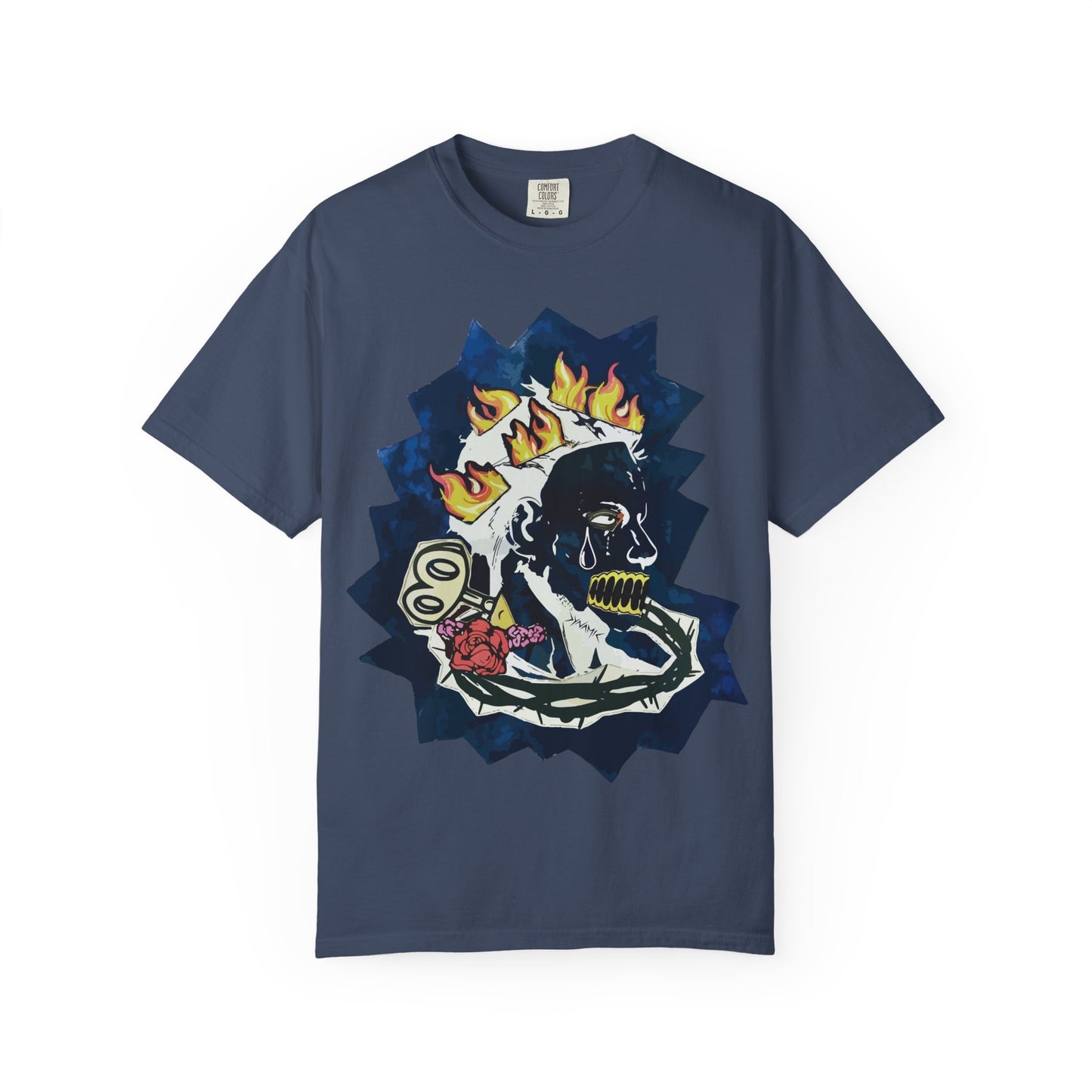 "Fiery Rose" Graphic T-Shirt