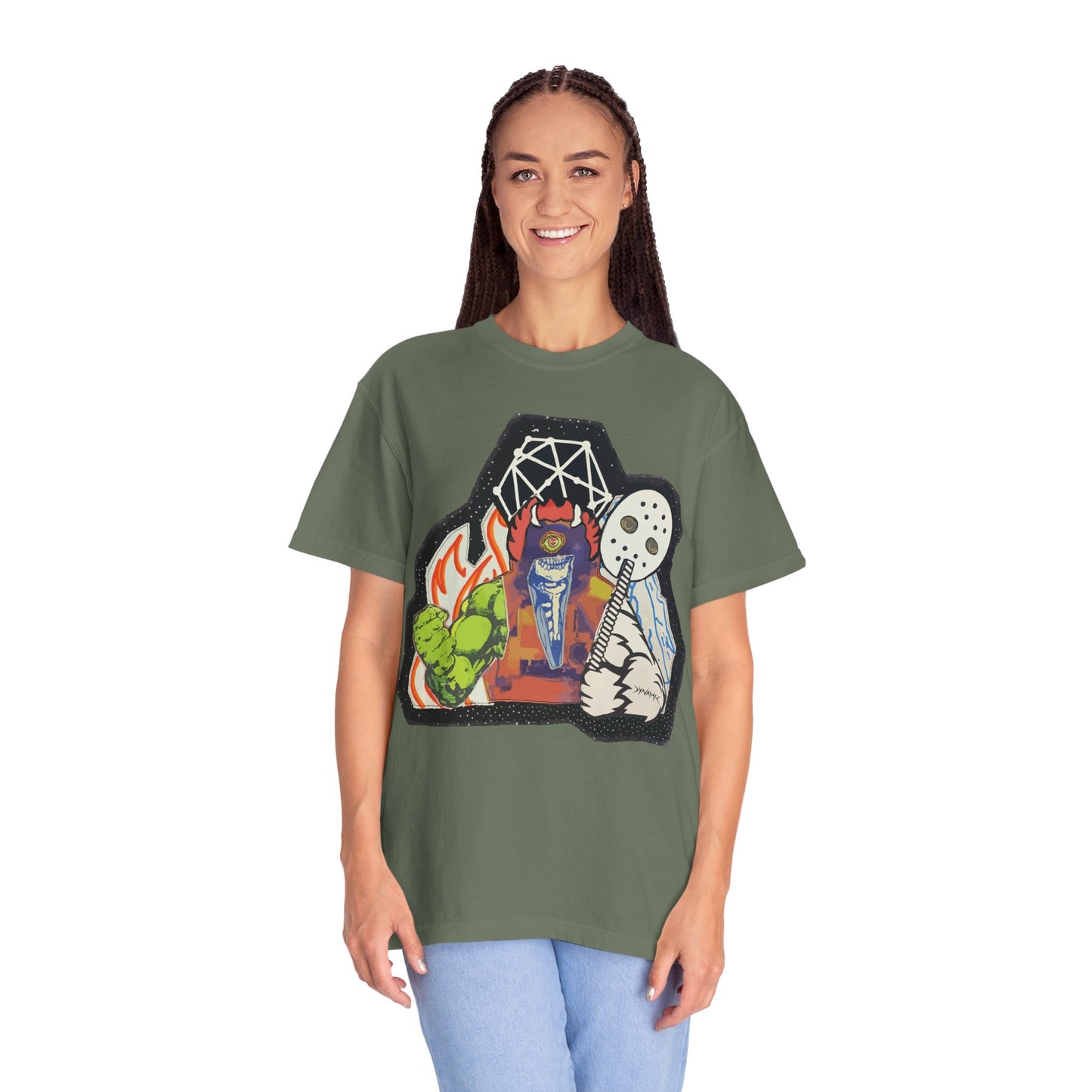 "Masked Stranger" Graphic T-Shirt