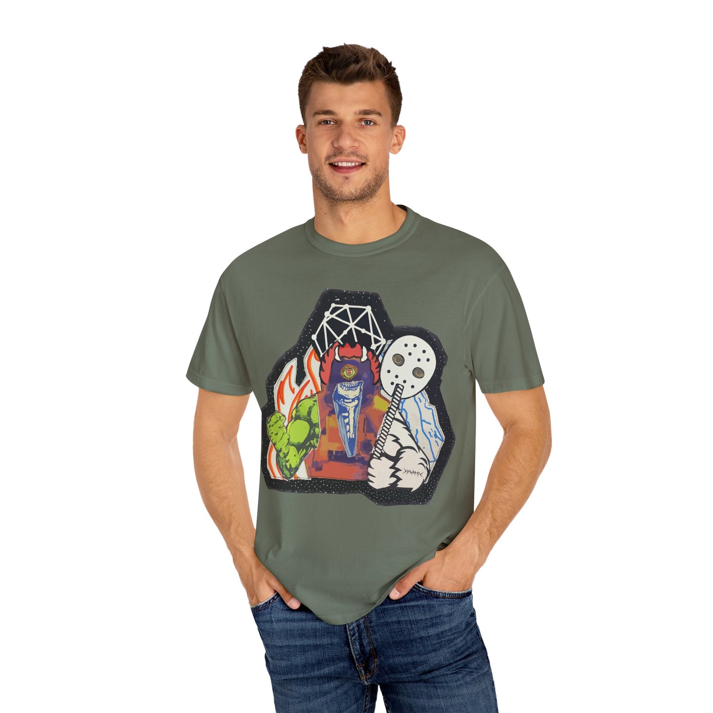 "Masked Stranger" Graphic T-Shirt