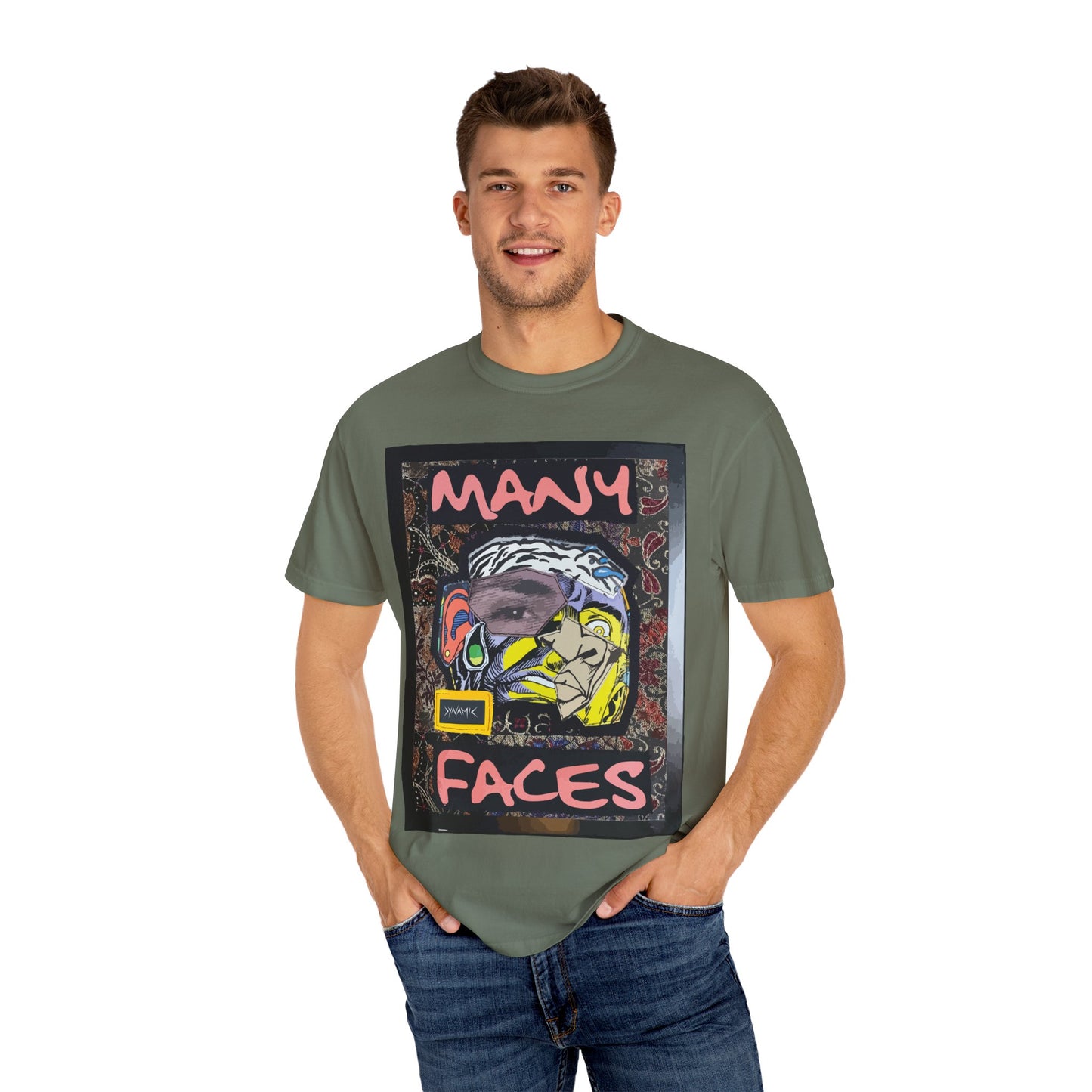 "Many Faces" Graphic T-Shirt