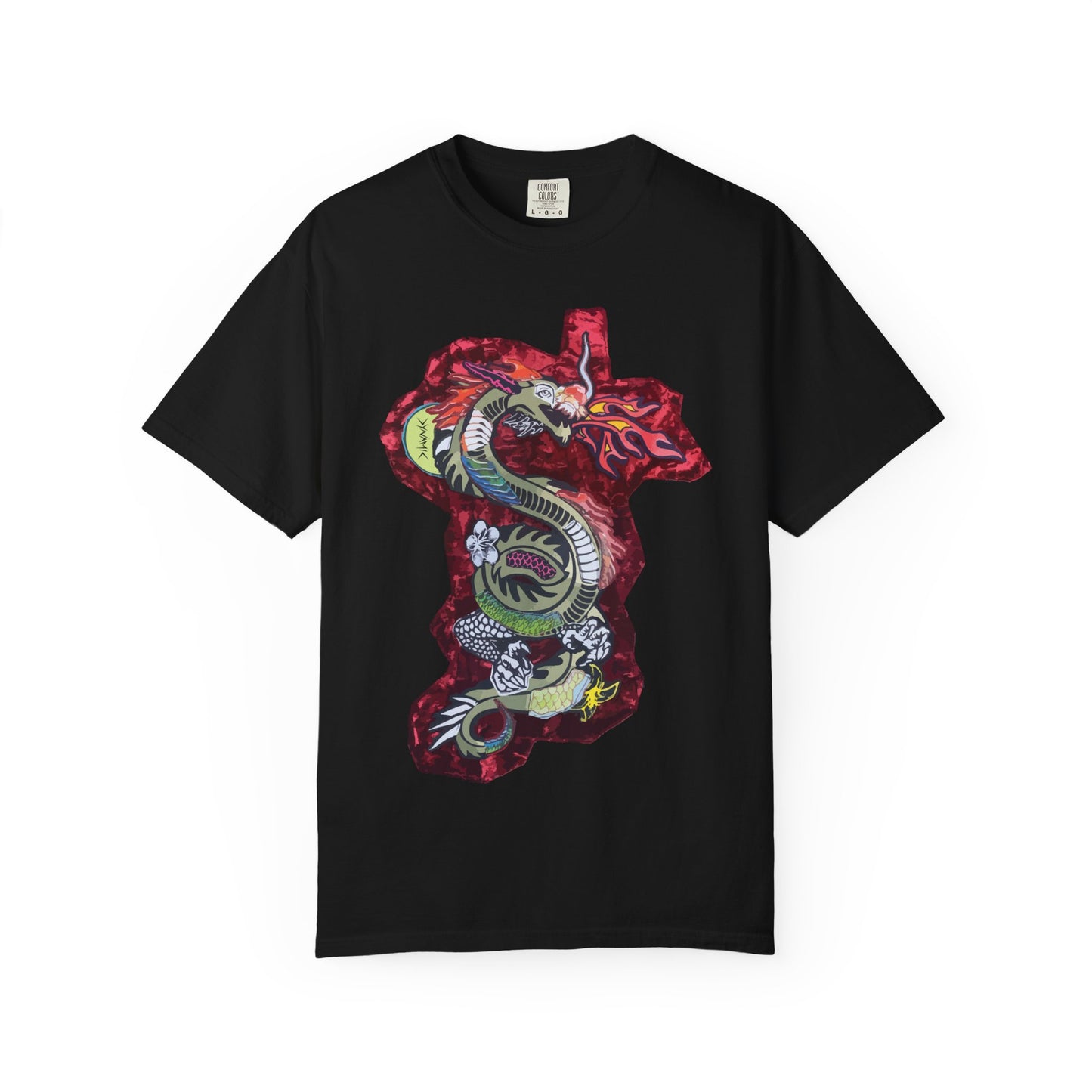 "Crimson Coil" Graphic T-Shirt