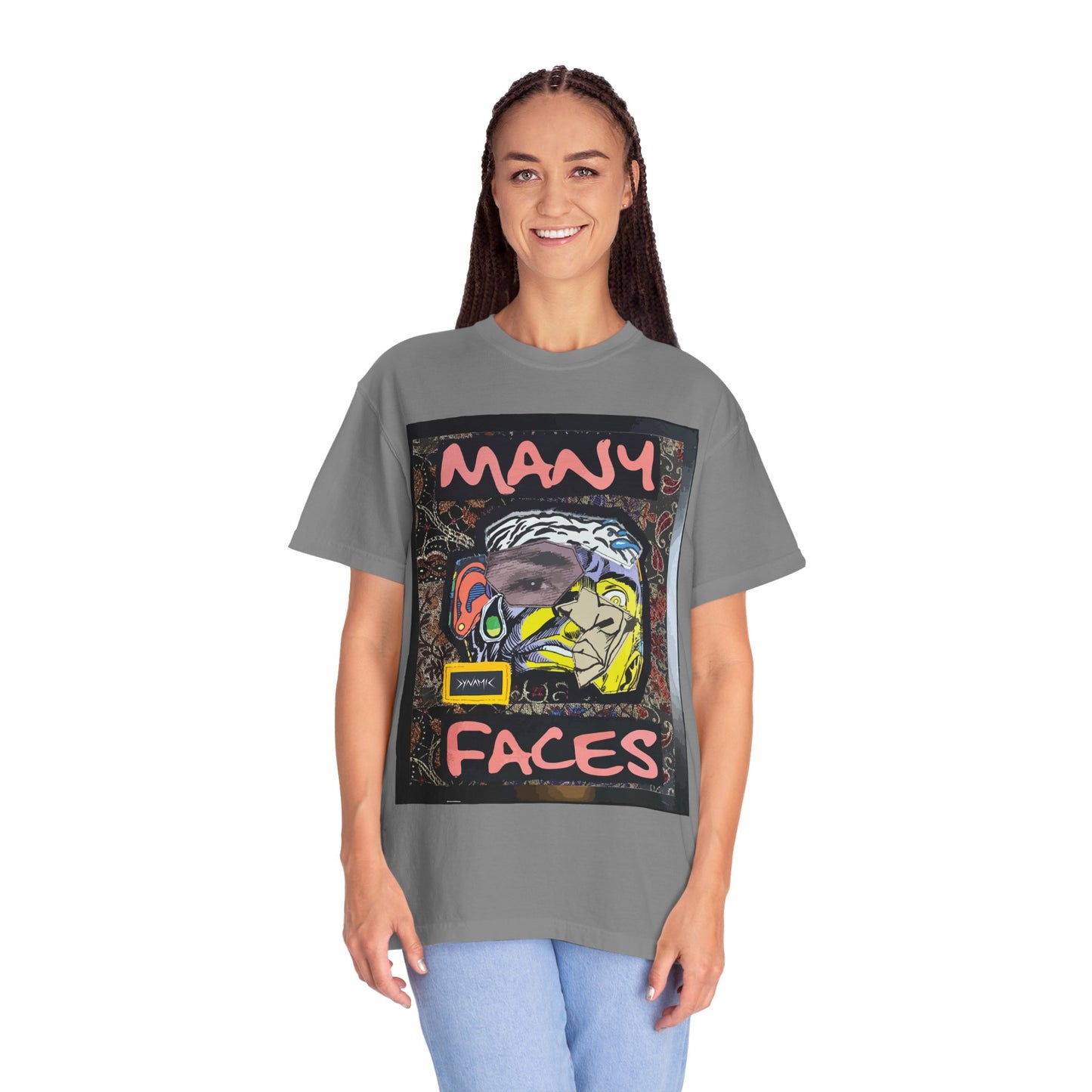 "Many Faces" Graphic T-Shirt
