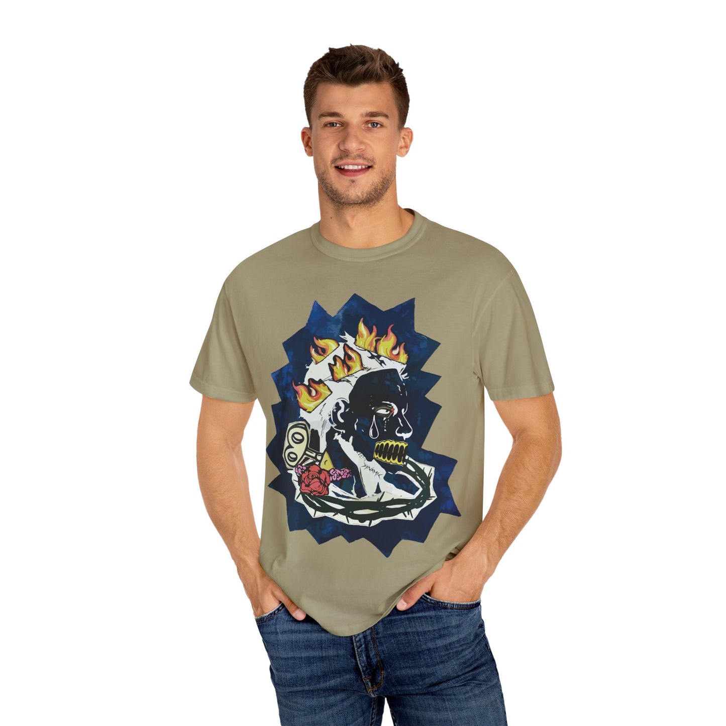 "Fiery Rose" Graphic T-Shirt