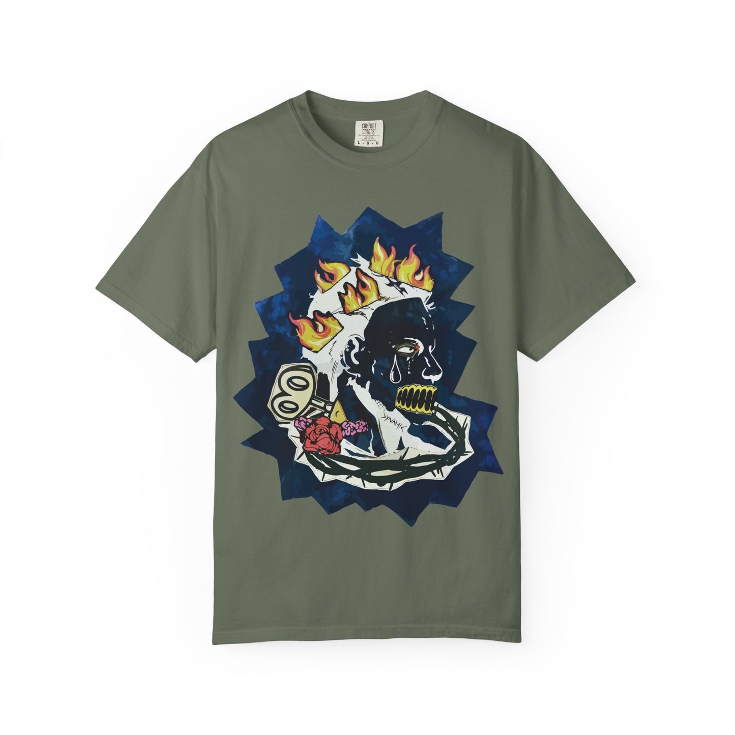 "Fiery Rose" Graphic T-Shirt