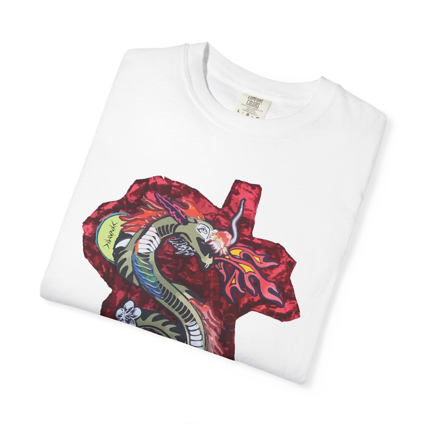 "Crimson Coil" Graphic T-Shirt