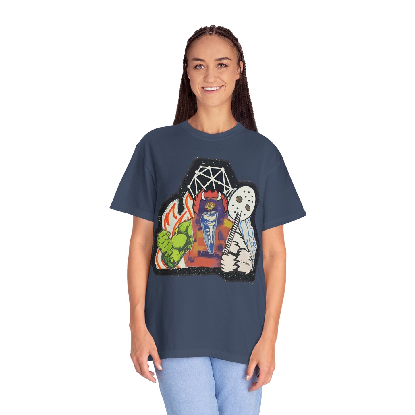 "Masked Stranger" Graphic T-Shirt