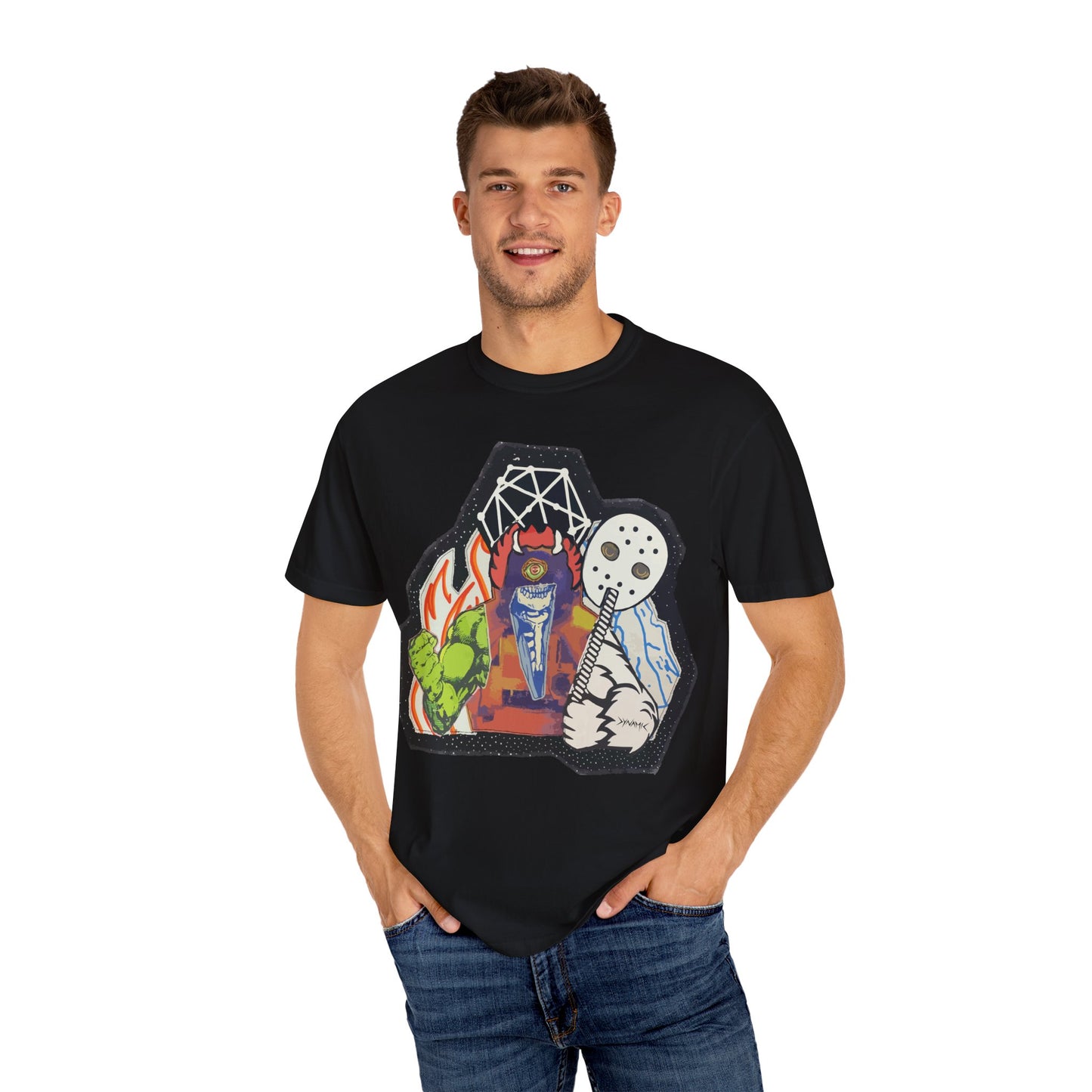 "Masked Stranger" Graphic T-Shirt