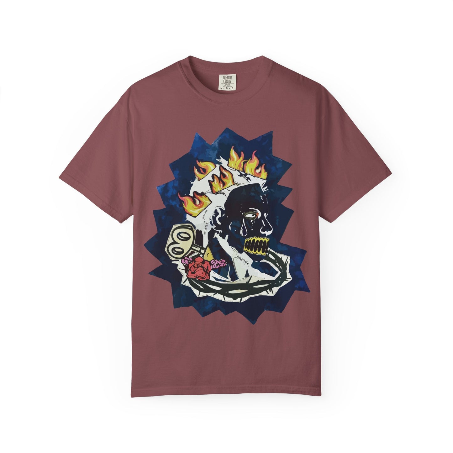 "Fiery Rose" Graphic T-Shirt
