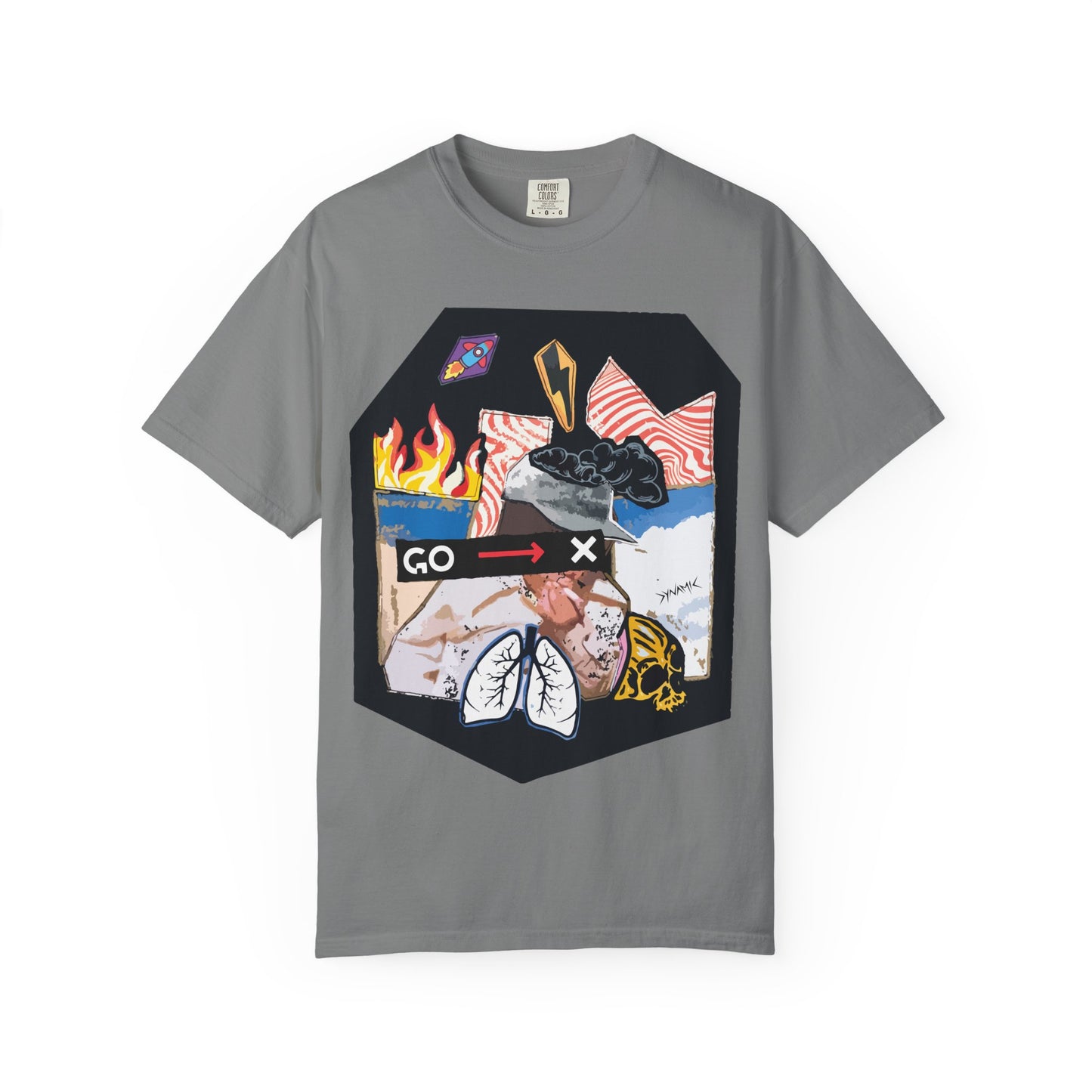"GO—>X" Graphic T-Shirt