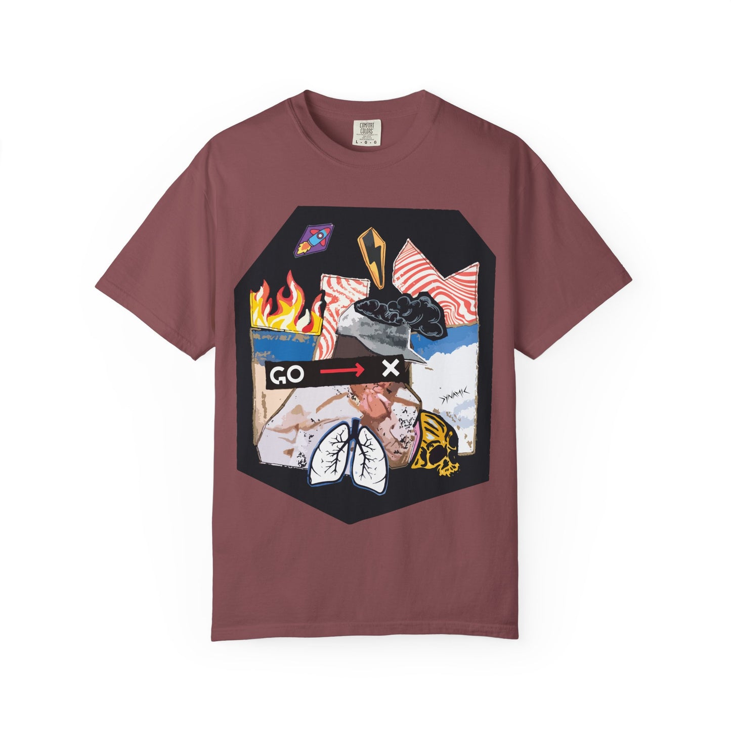 "GO—>X" Graphic T-Shirt