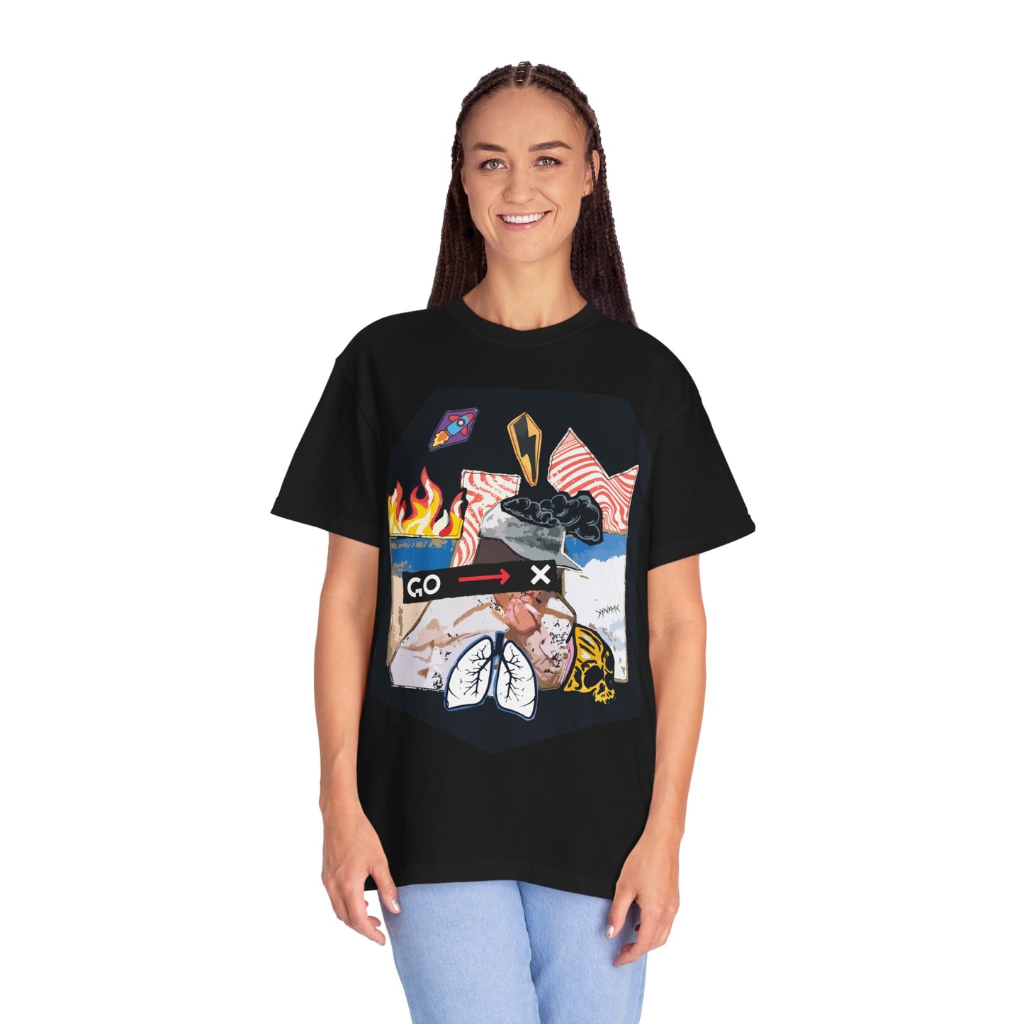 "GO—>X" Graphic T-Shirt