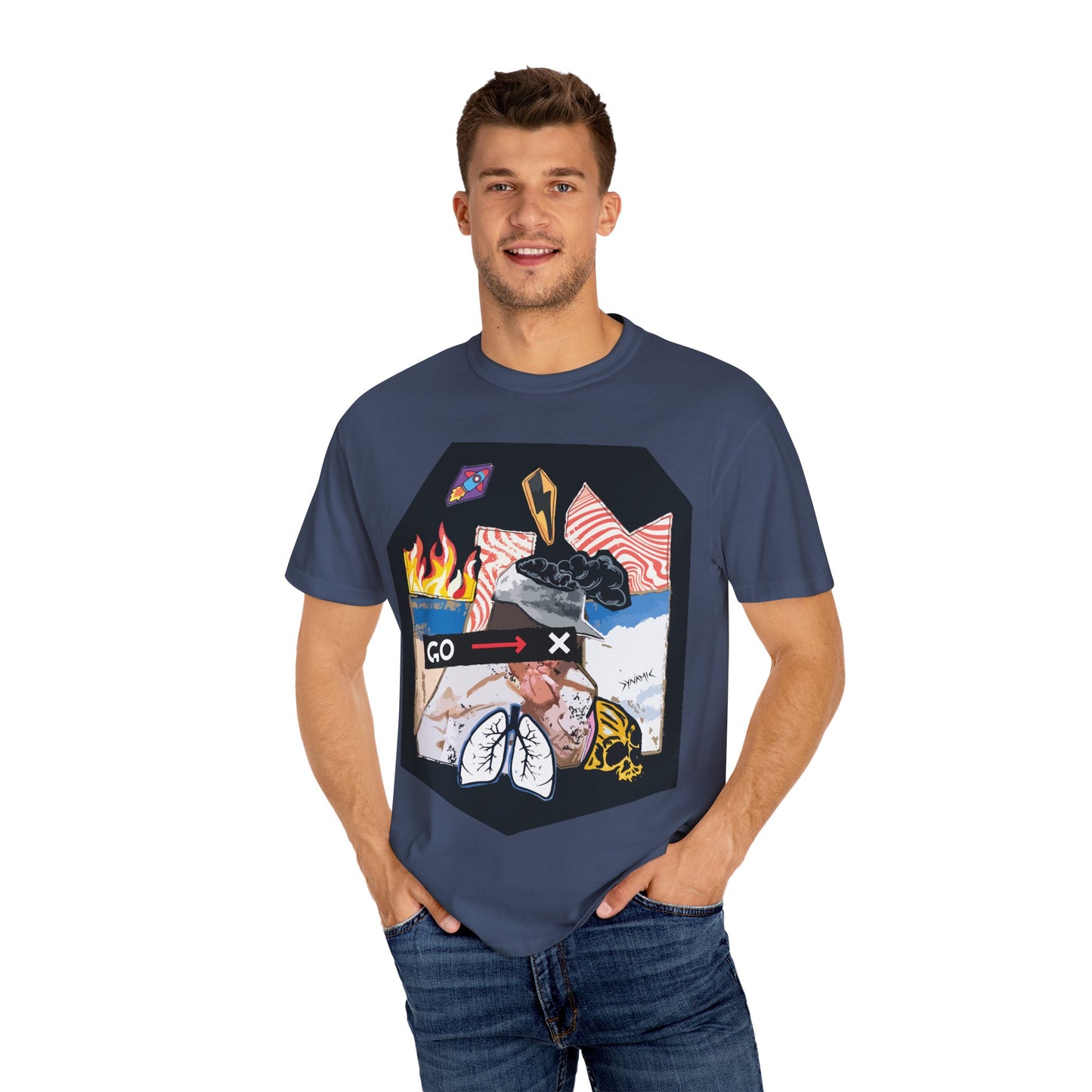 "GO—>X" Graphic T-Shirt