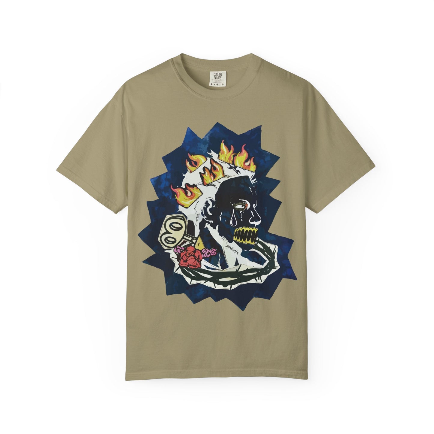 "Fiery Rose" Graphic T-Shirt