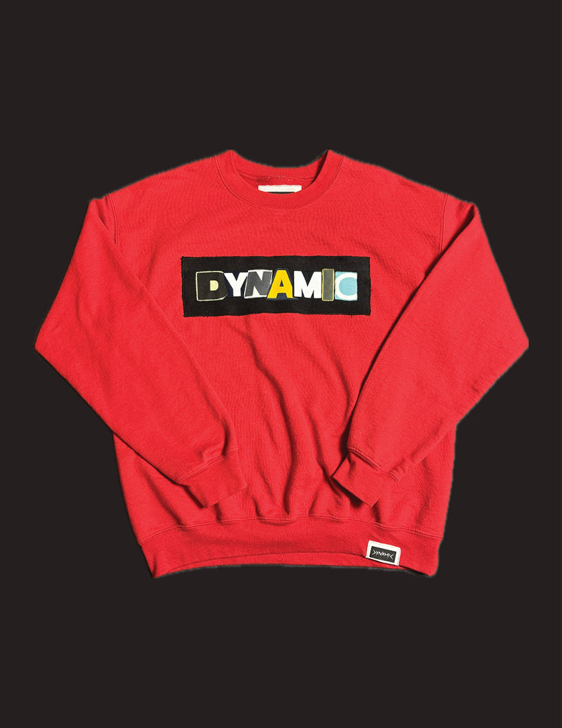 Patchwork Logo Crewneck — Men's Medium