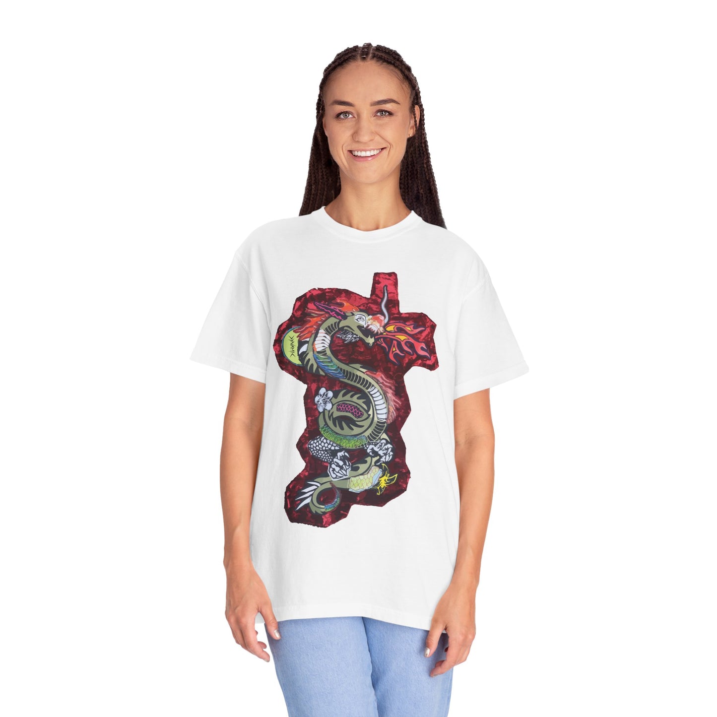 "Crimson Coil" Graphic T-Shirt