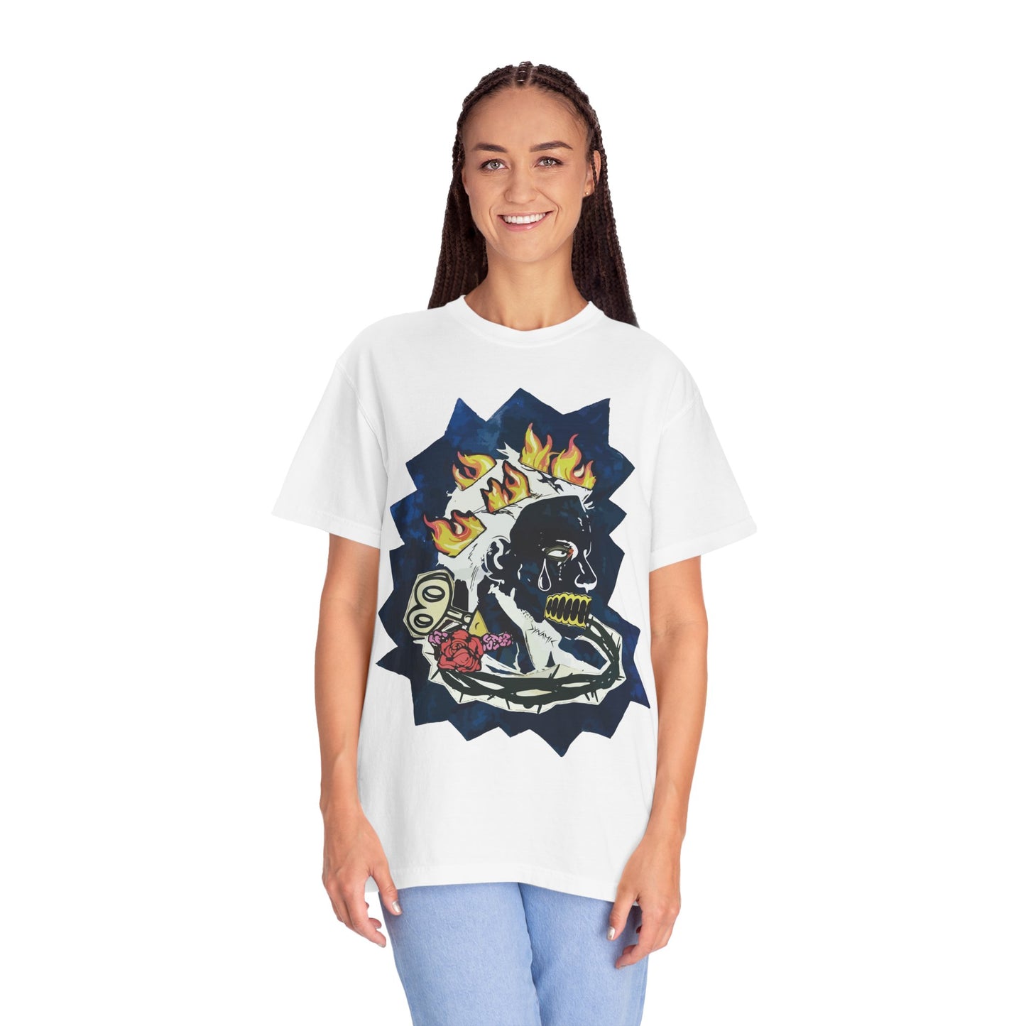"Fiery Rose" Graphic T-Shirt
