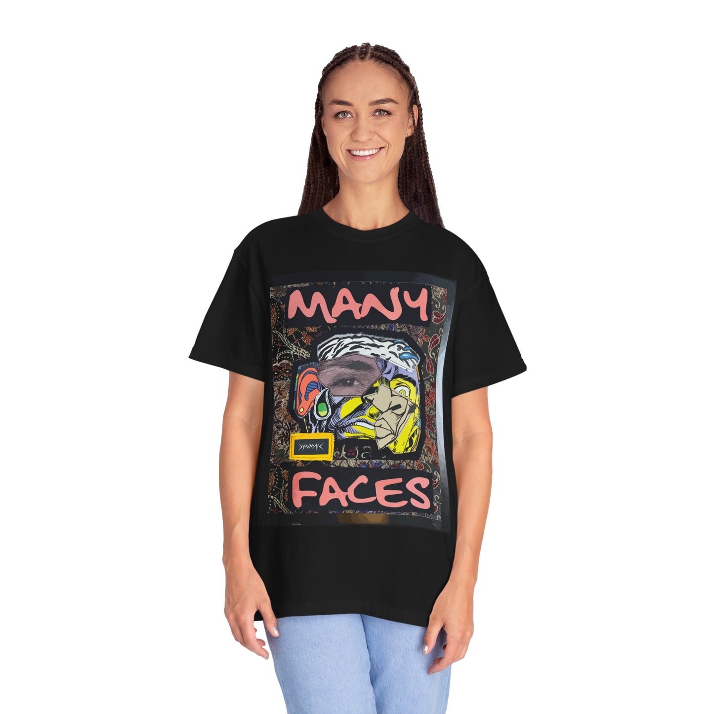 "Many Faces" Graphic T-Shirt