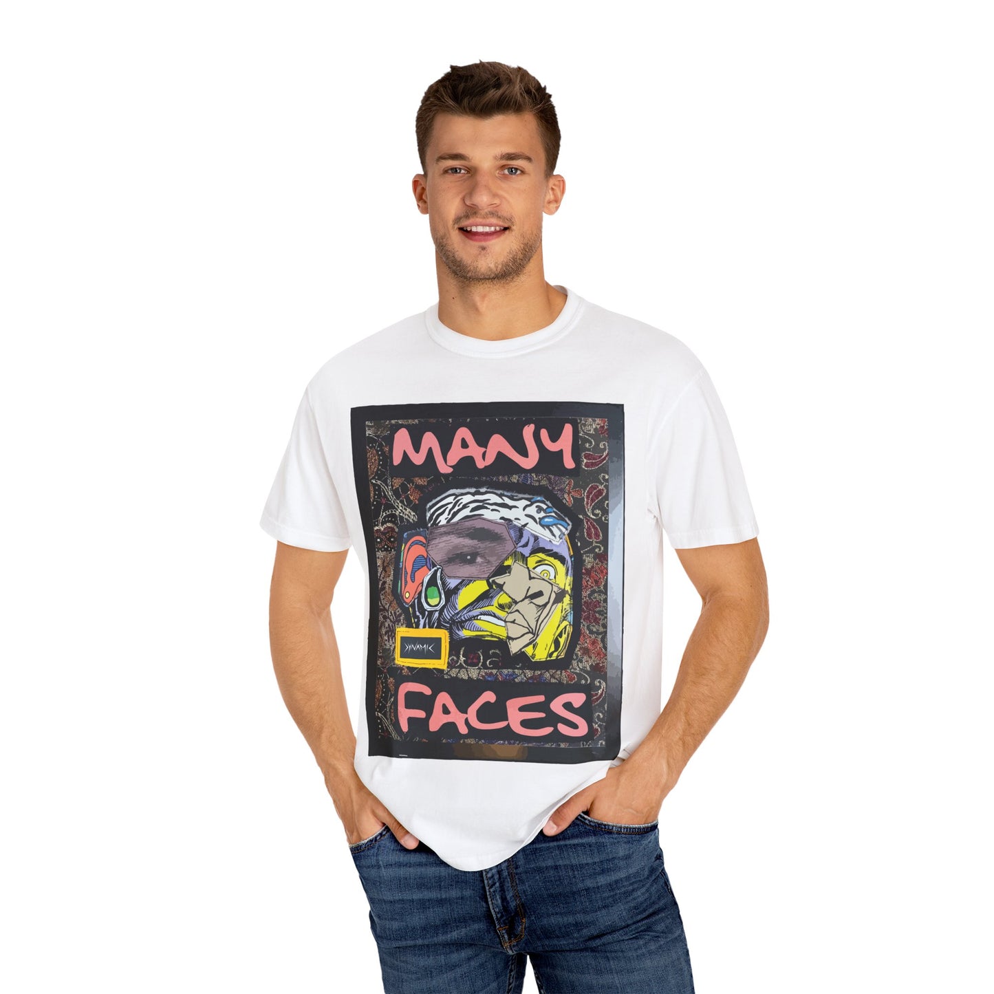 "Many Faces" Graphic T-Shirt