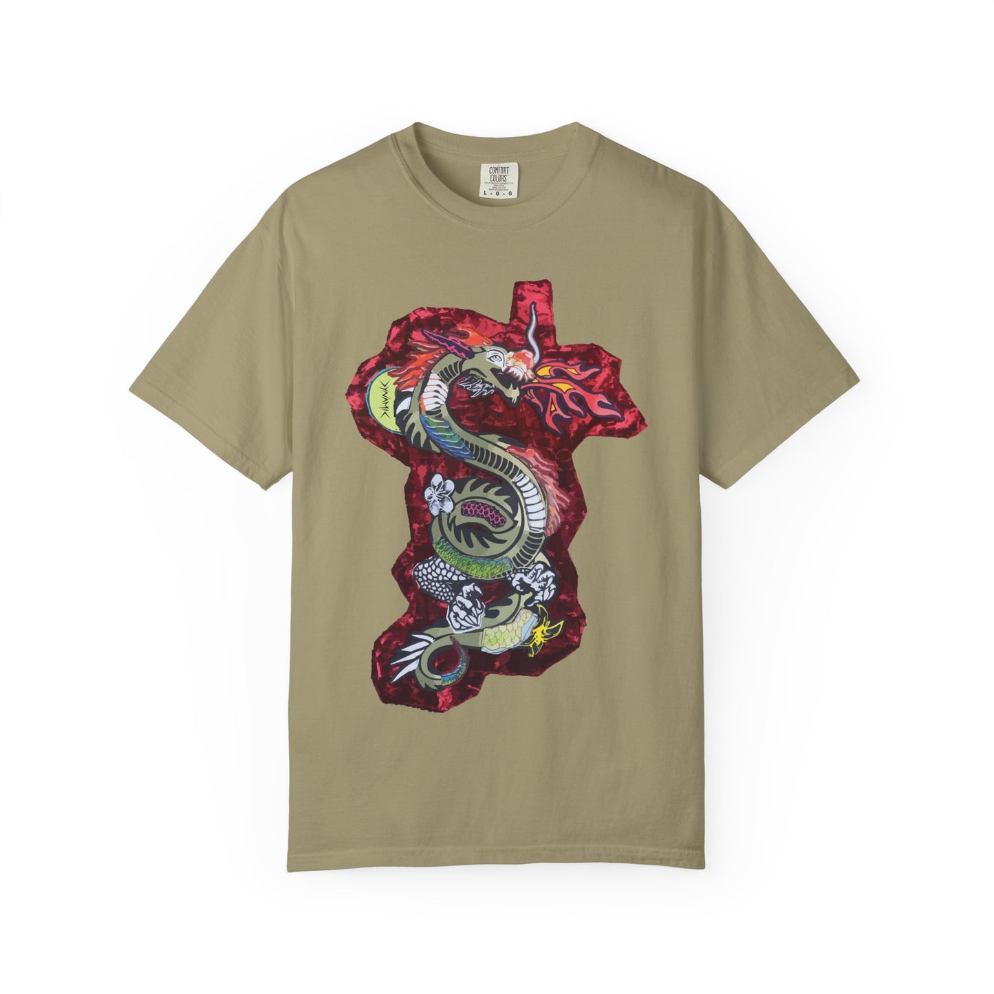 "Crimson Coil" Graphic T-Shirt