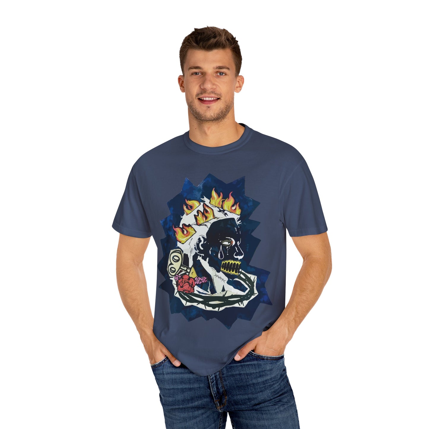 "Fiery Rose" Graphic T-Shirt