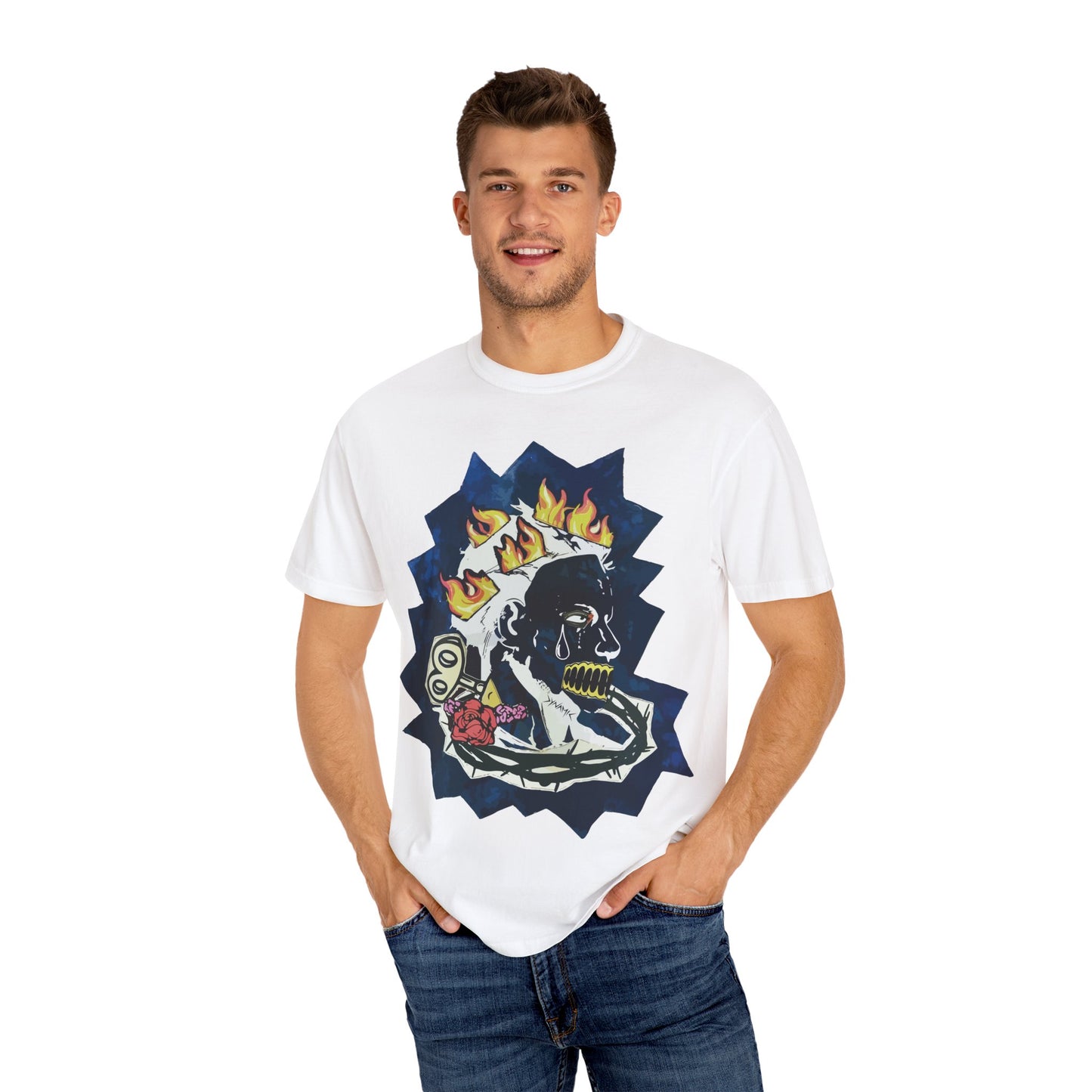 "Fiery Rose" Graphic T-Shirt