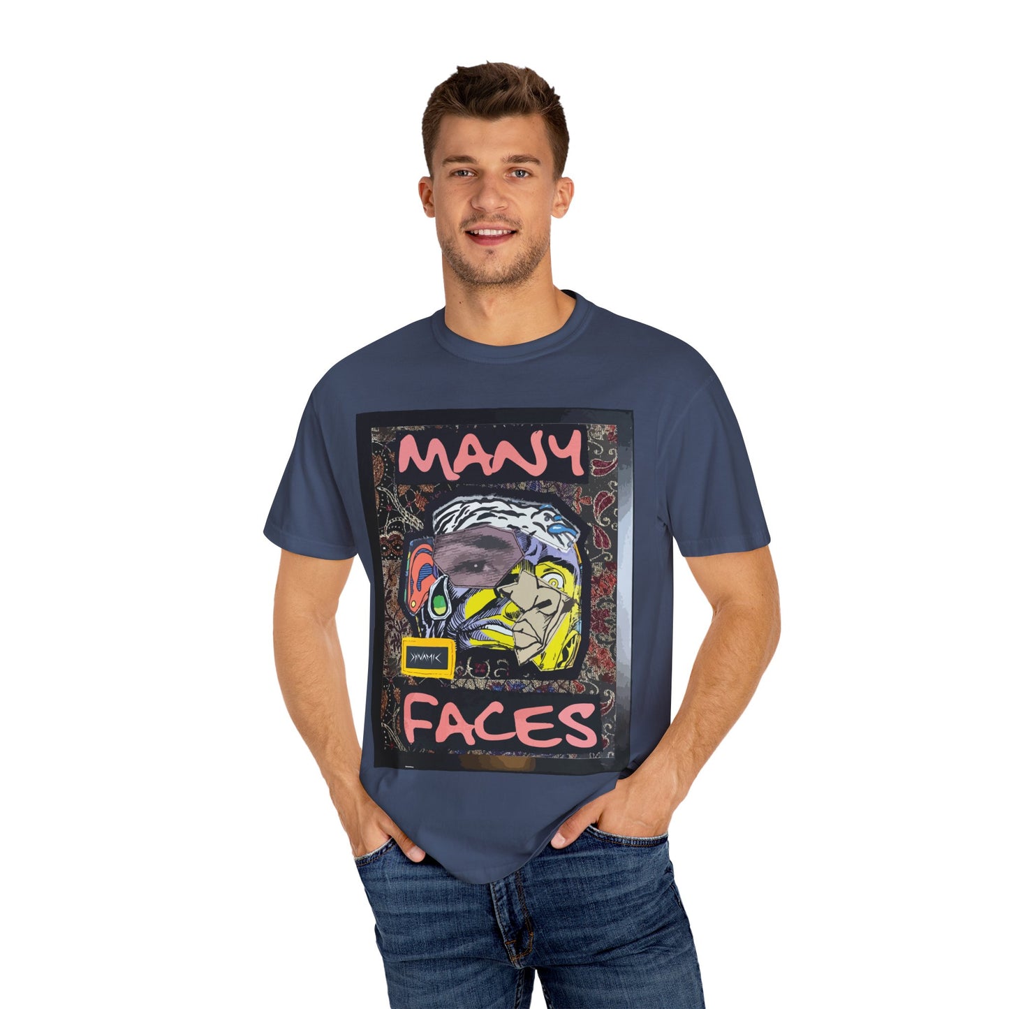 "Many Faces" Graphic T-Shirt