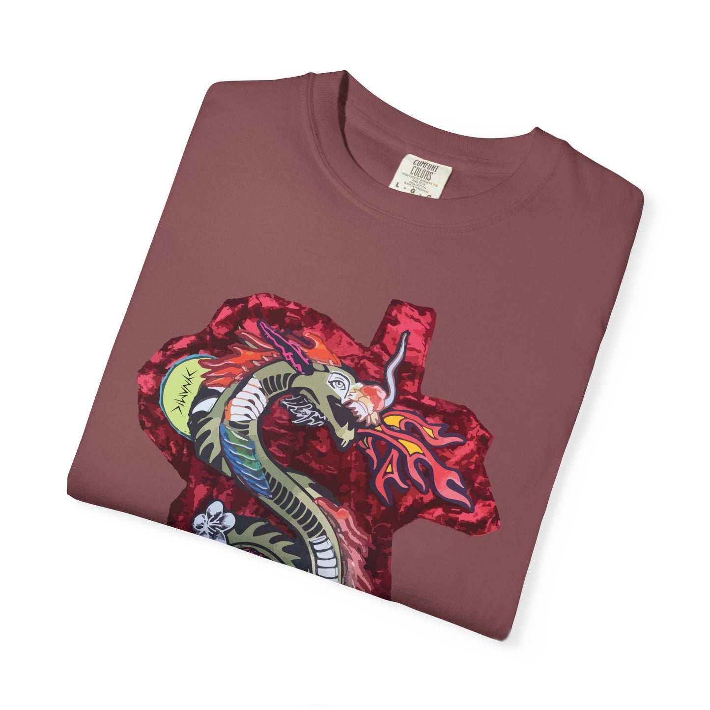"Crimson Coil" Graphic T-Shirt