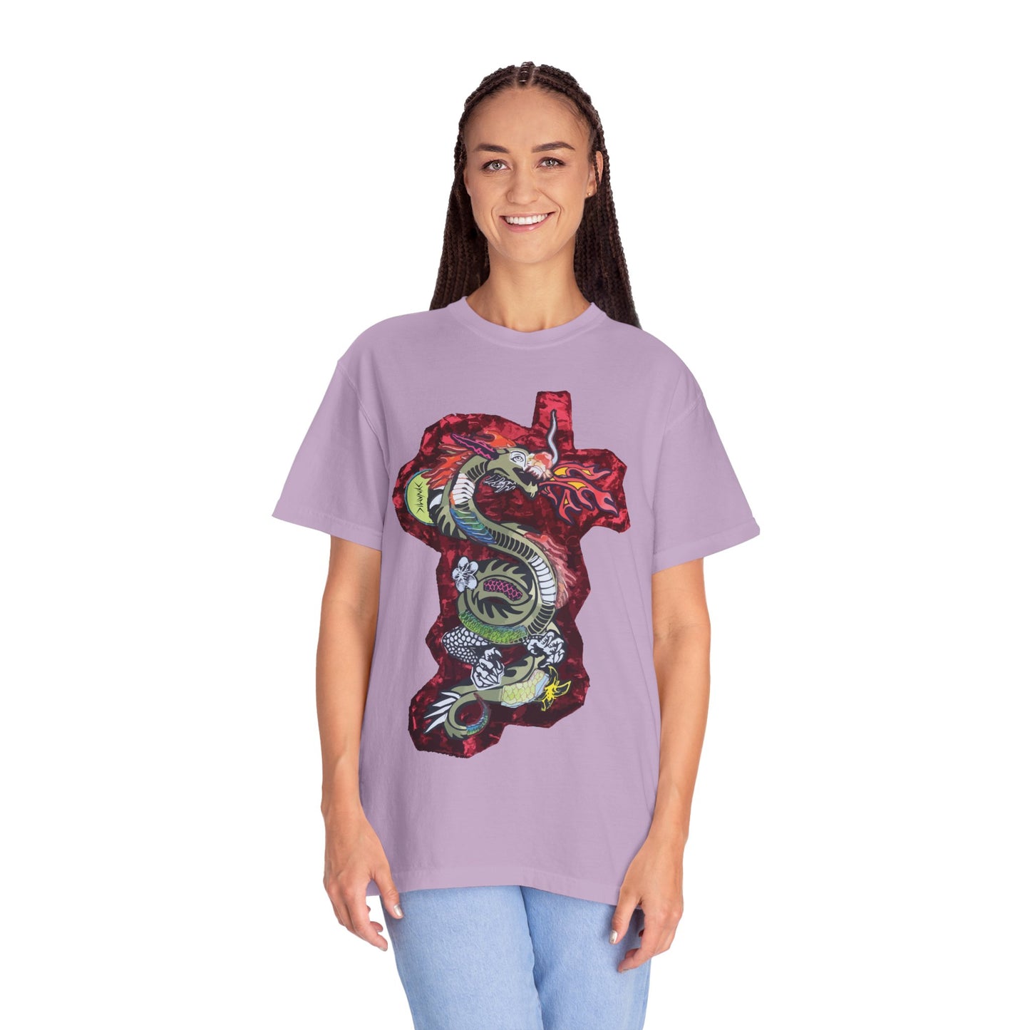 "Crimson Coil" Graphic T-Shirt