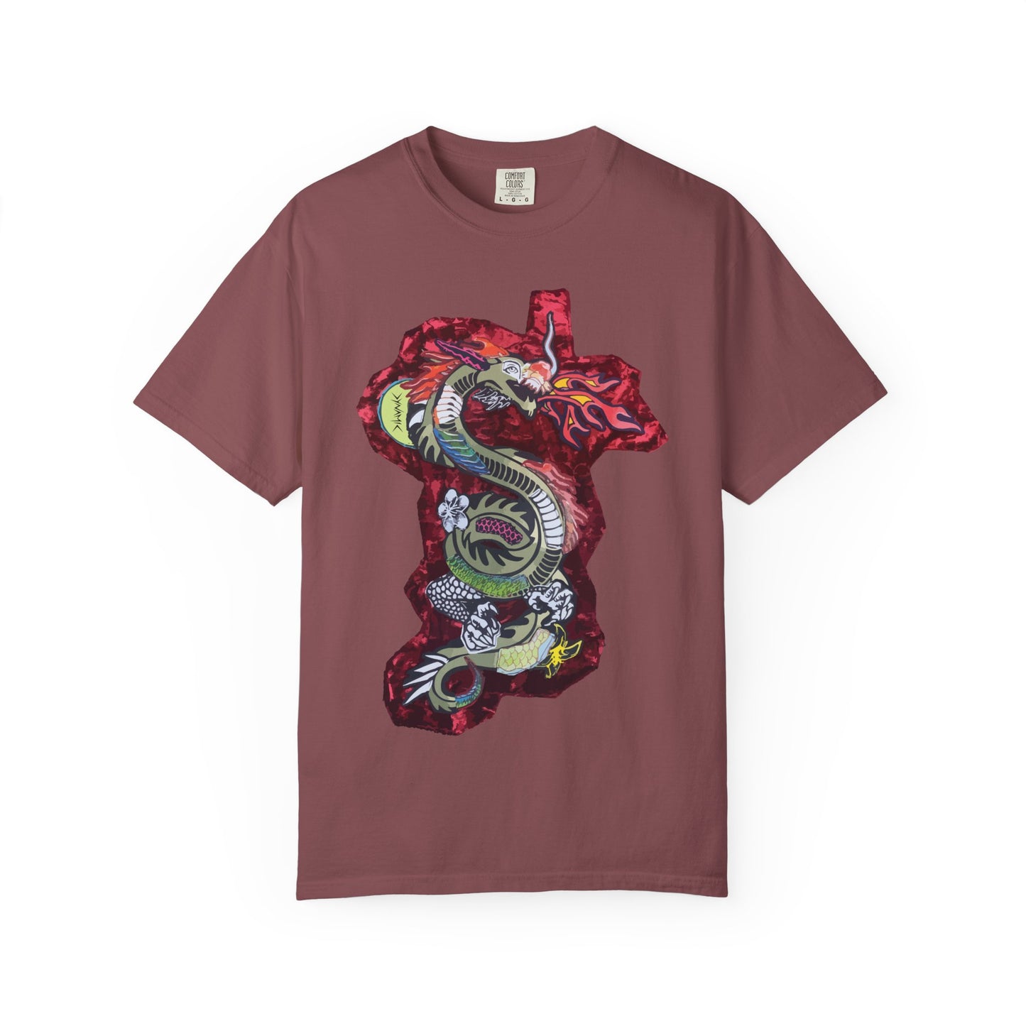 "Crimson Coil" Graphic T-Shirt